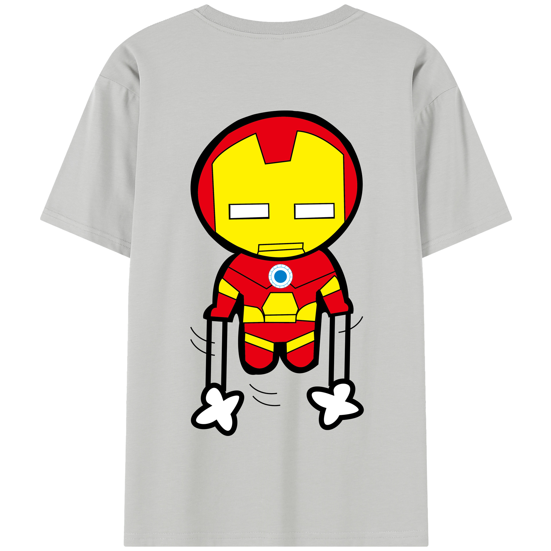 （画像用） アベンジャーズ The Avengers 綿100％半袖Tシャツ（背面プリント）