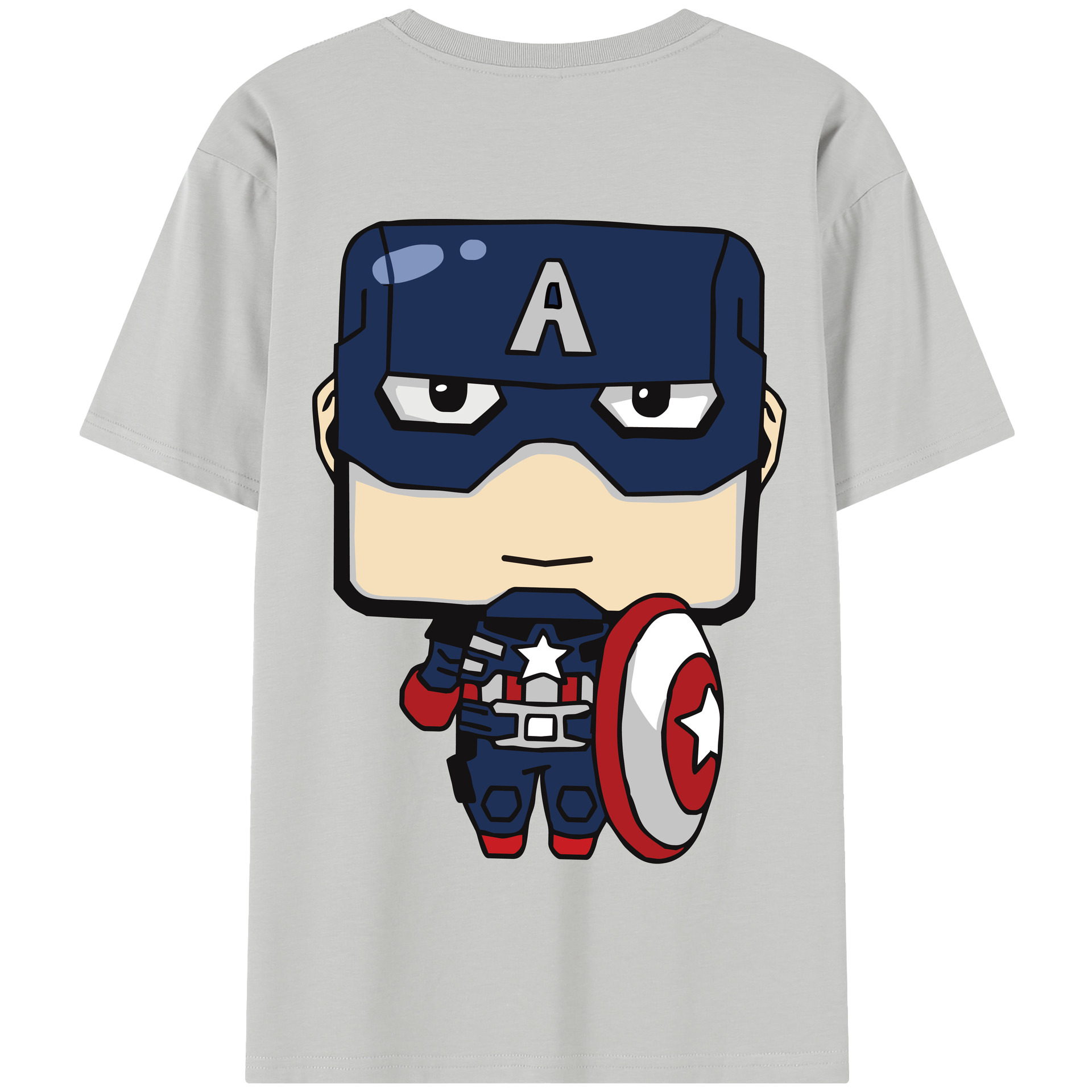 （画像用） アベンジャーズ The Avengers 綿100％半袖Tシャツ（背面プリント）
