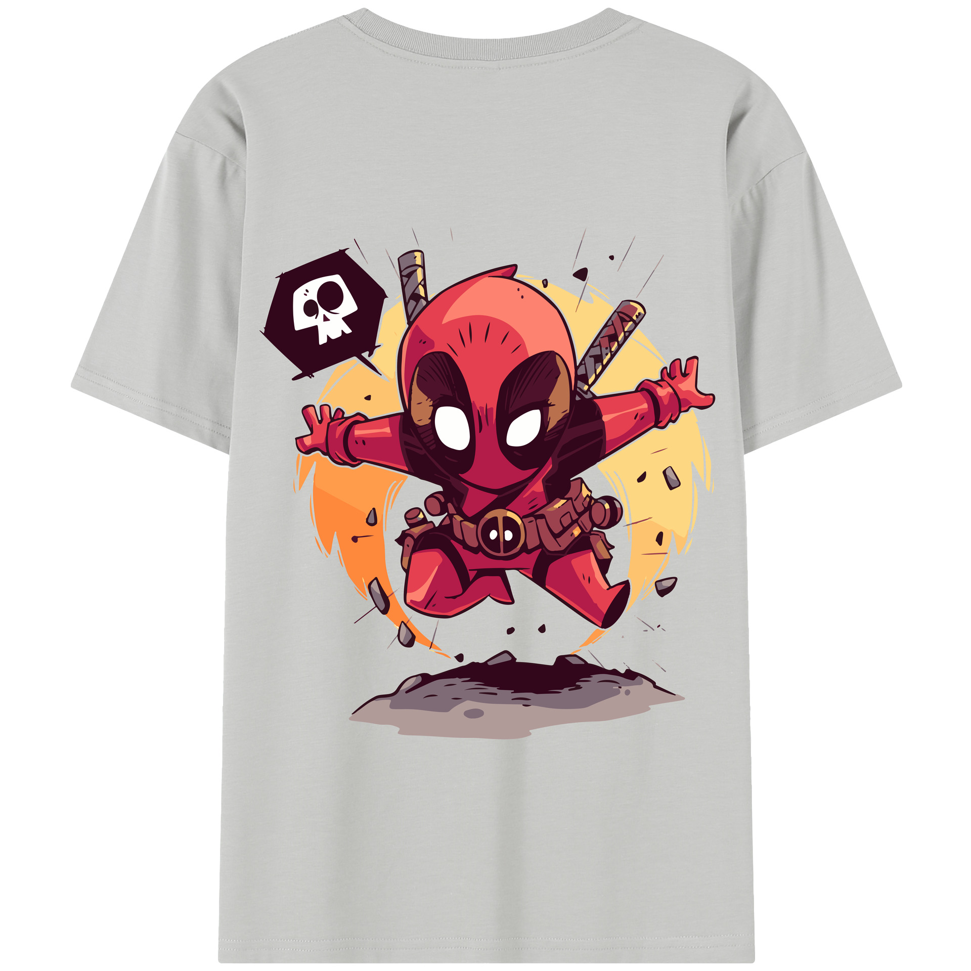 （画像用） アベンジャーズ The Avengers 綿100％半袖Tシャツ（背面プリント）