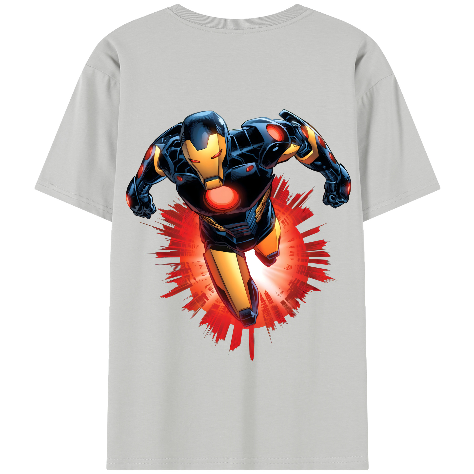 （画像用） アベンジャーズ The Avengers 綿100％半袖Tシャツ（背面プリント）