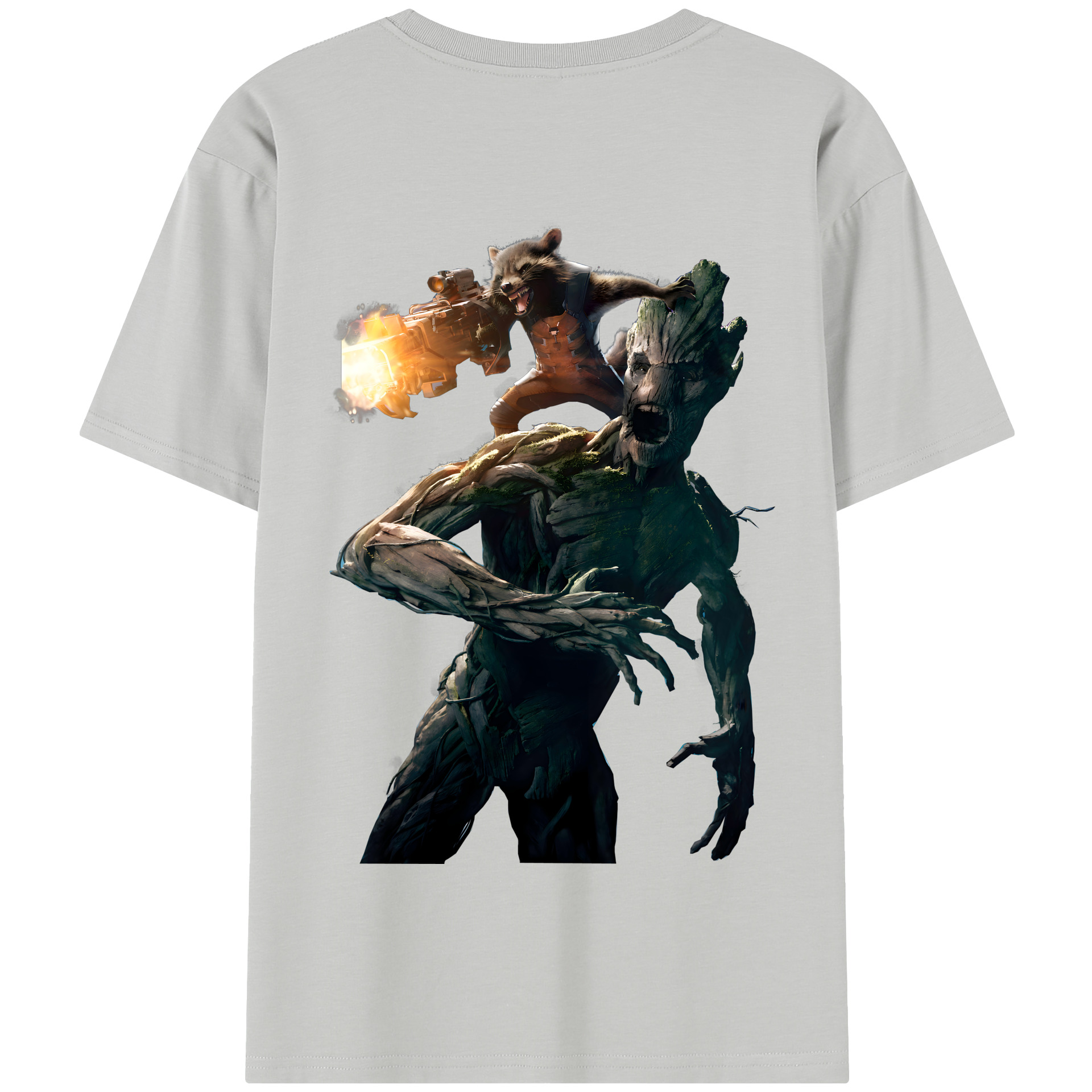 （画像用） アベンジャーズ The Avengers 綿100％半袖Tシャツ（背面プリント）