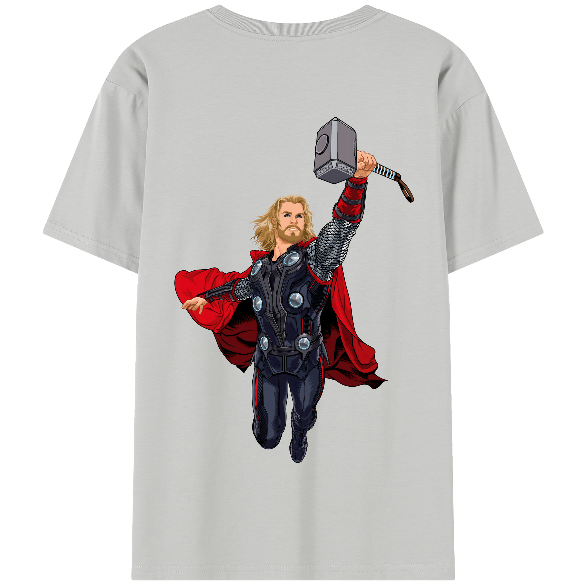 （画像用） アベンジャーズ The Avengers 綿100％半袖Tシャツ（背面プリント）