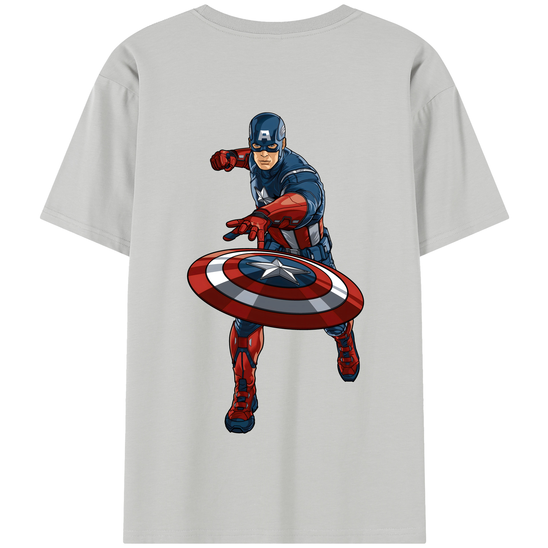 （画像用） アベンジャーズ The Avengers 綿100％半袖Tシャツ（背面プリント）