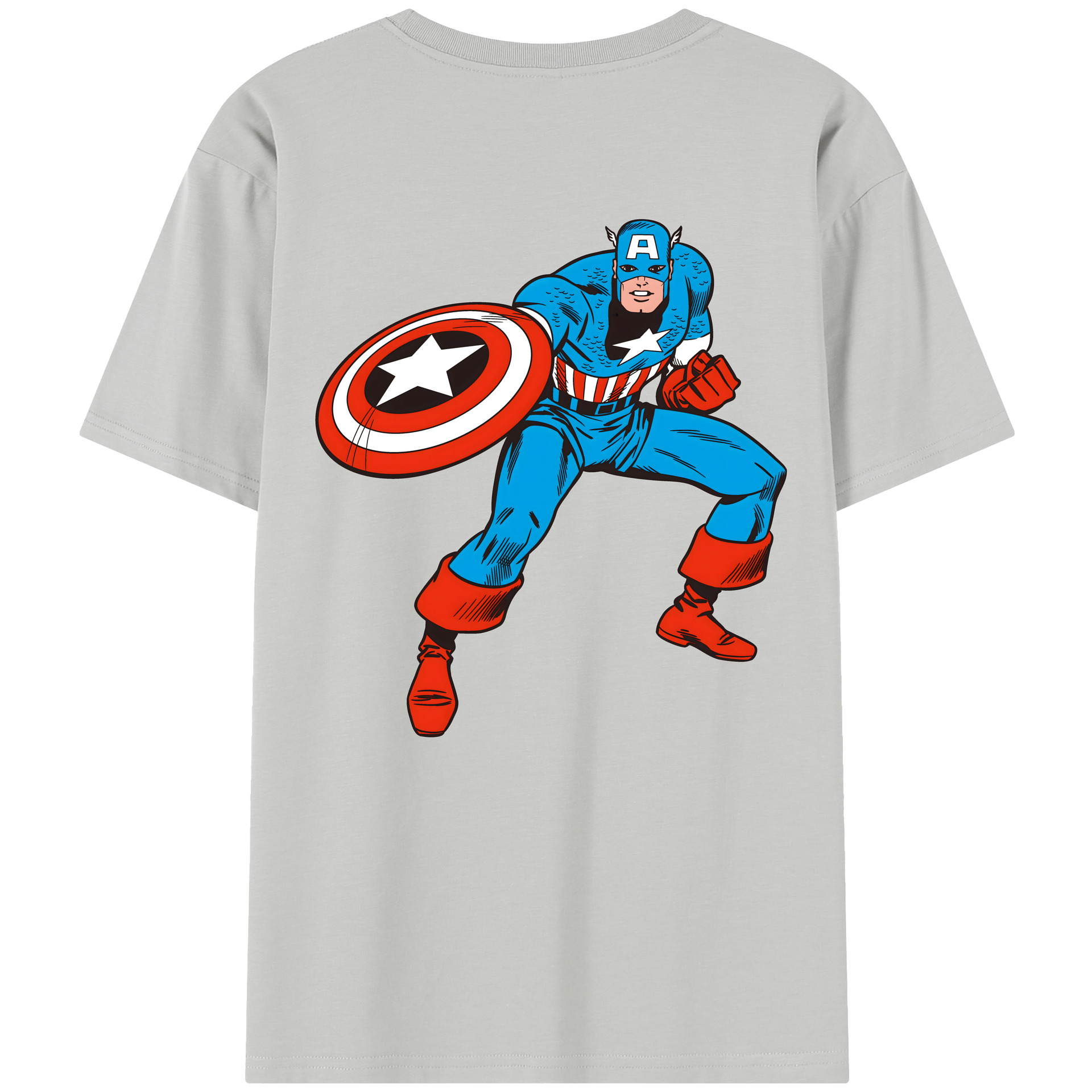 （画像用） アベンジャーズ The Avengers 綿100％半袖Tシャツ（背面プリント）