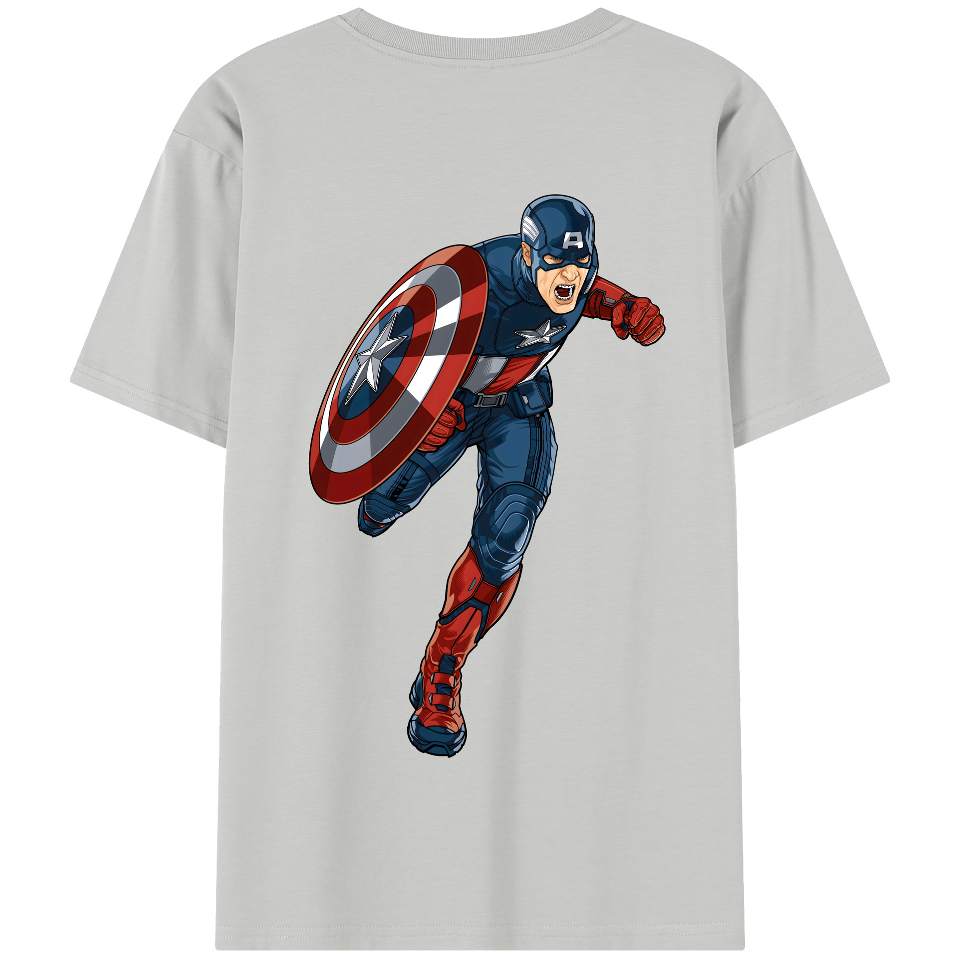 （画像用） アベンジャーズ The Avengers 綿100％半袖Tシャツ（背面プリント）