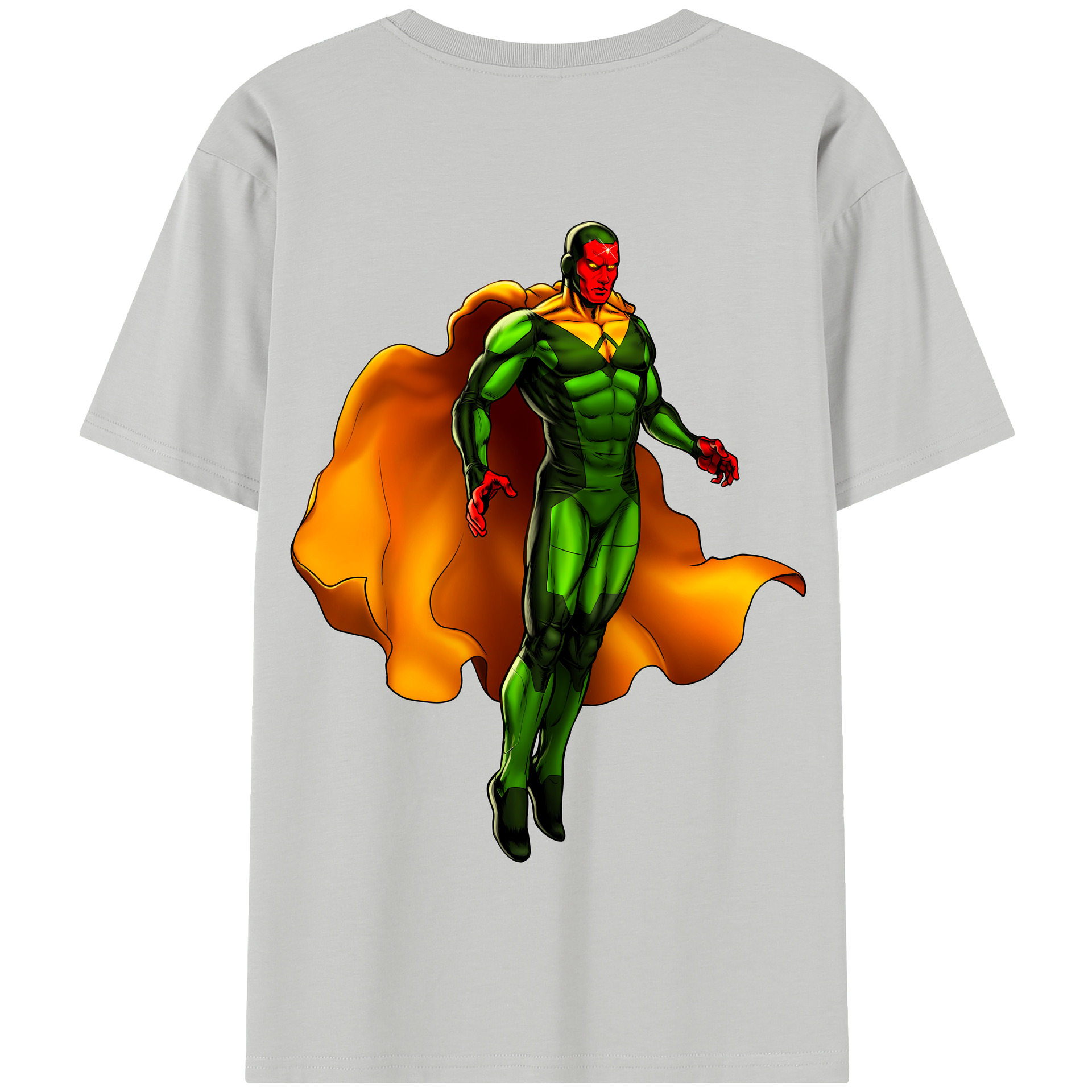 （画像用） アベンジャーズ The Avengers 綿100％半袖Tシャツ（背面プリント）
