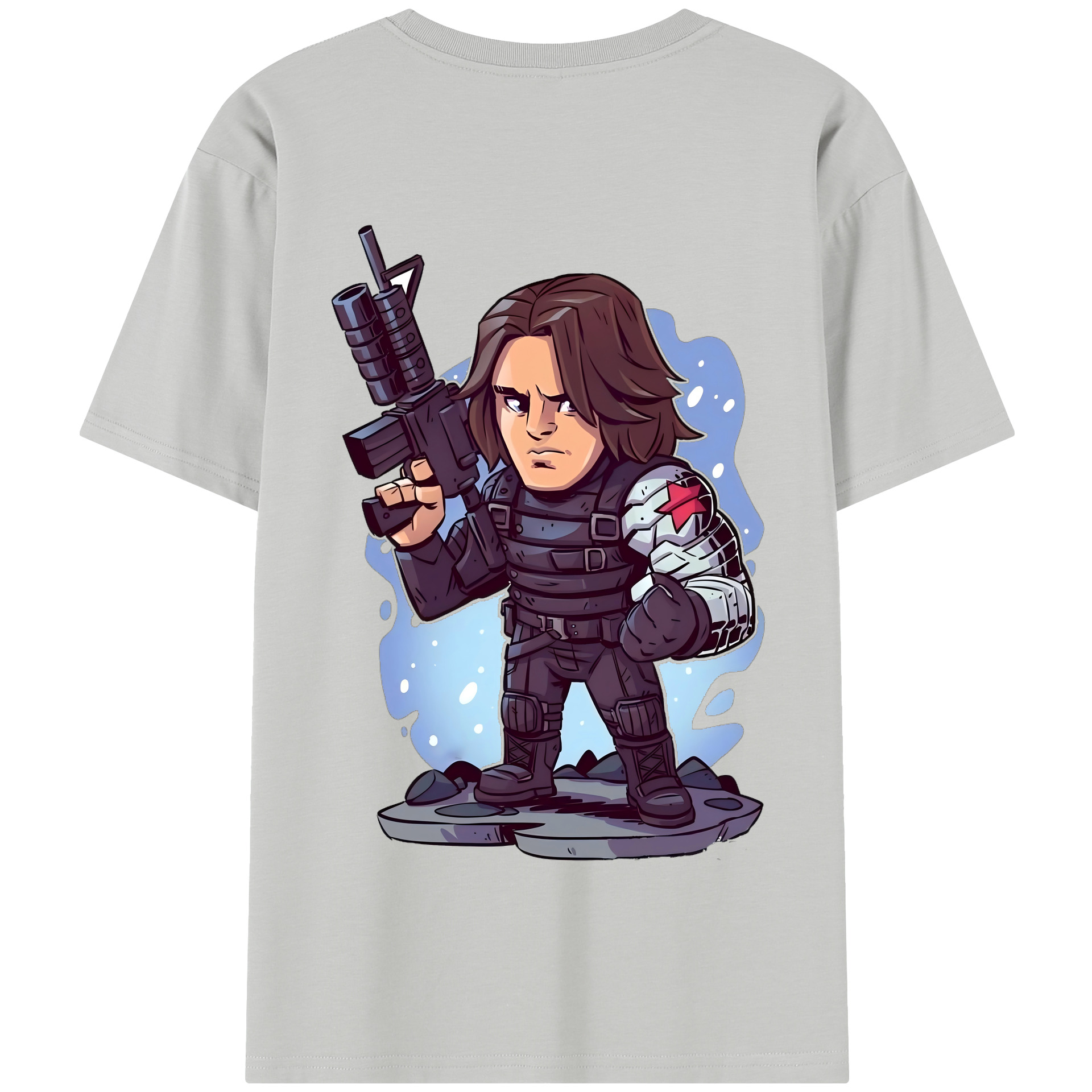 （画像用） アベンジャーズ The Avengers 綿100％半袖Tシャツ（背面プリント）