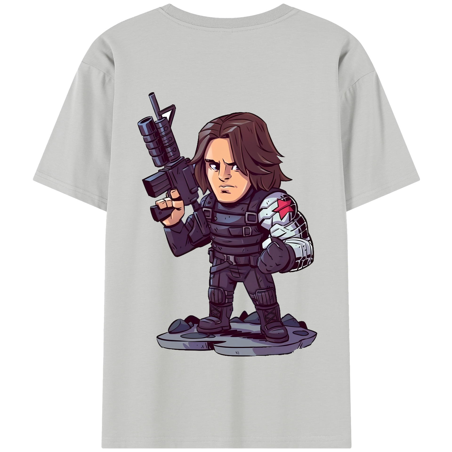 （画像用） アベンジャーズ The Avengers 綿100％半袖Tシャツ（背面プリント）