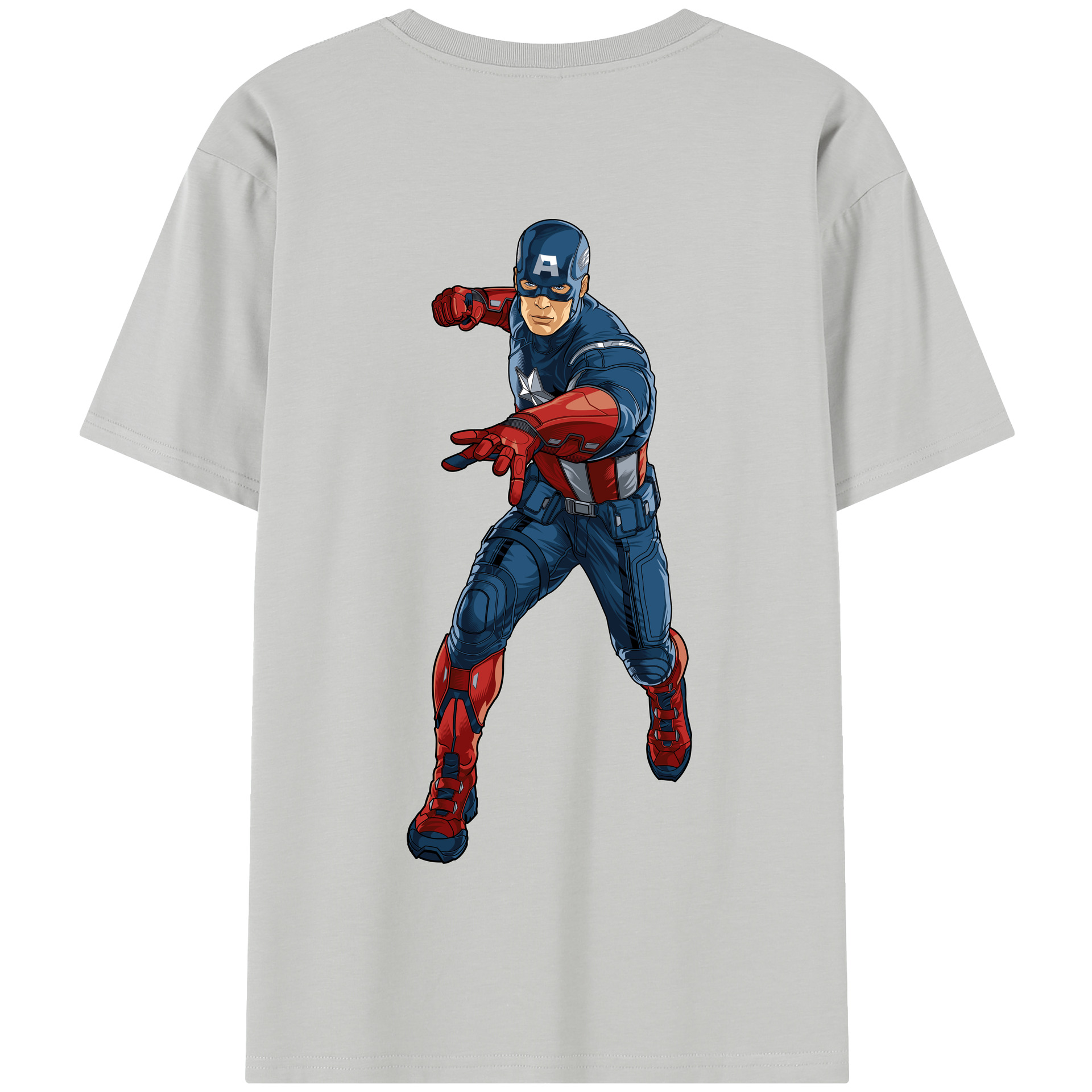 （画像用） アベンジャーズ The Avengers 綿100％半袖Tシャツ（背面プリント）