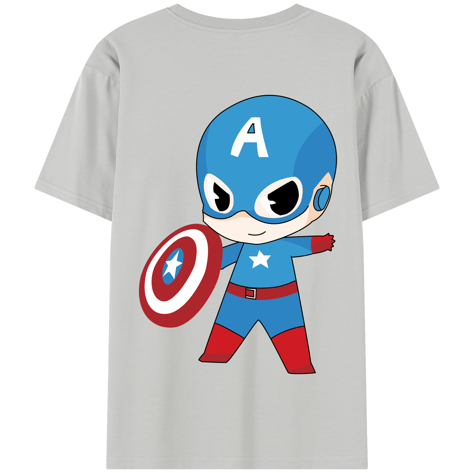 （画像用） アベンジャーズ The Avengers 綿100％半袖Tシャツ（背面プリント）