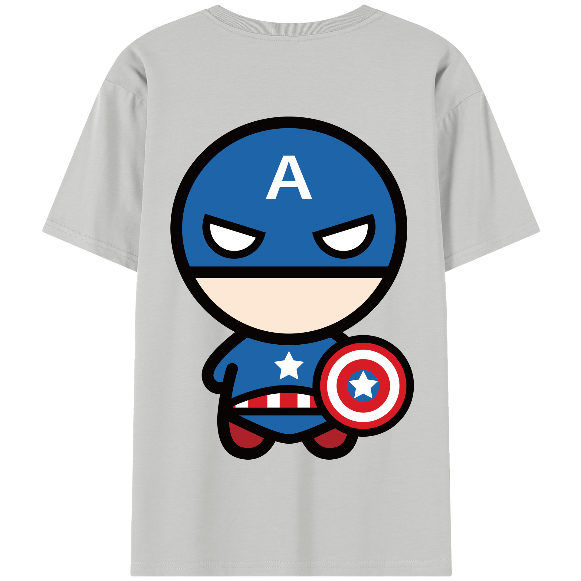 （画像用） アベンジャーズ The Avengers 綿100％半袖Tシャツ（背面プリント）