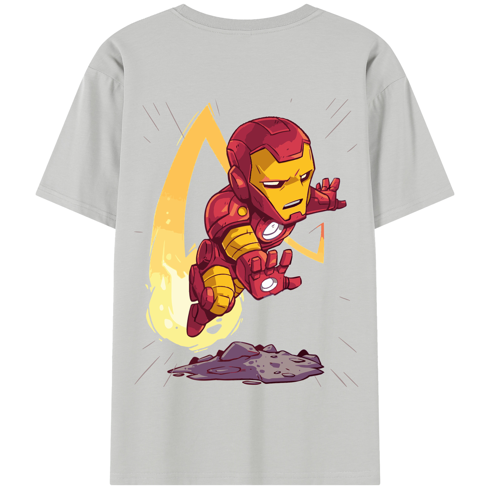 （画像用） アベンジャーズ The Avengers 綿100％半袖Tシャツ（背面プリント）
