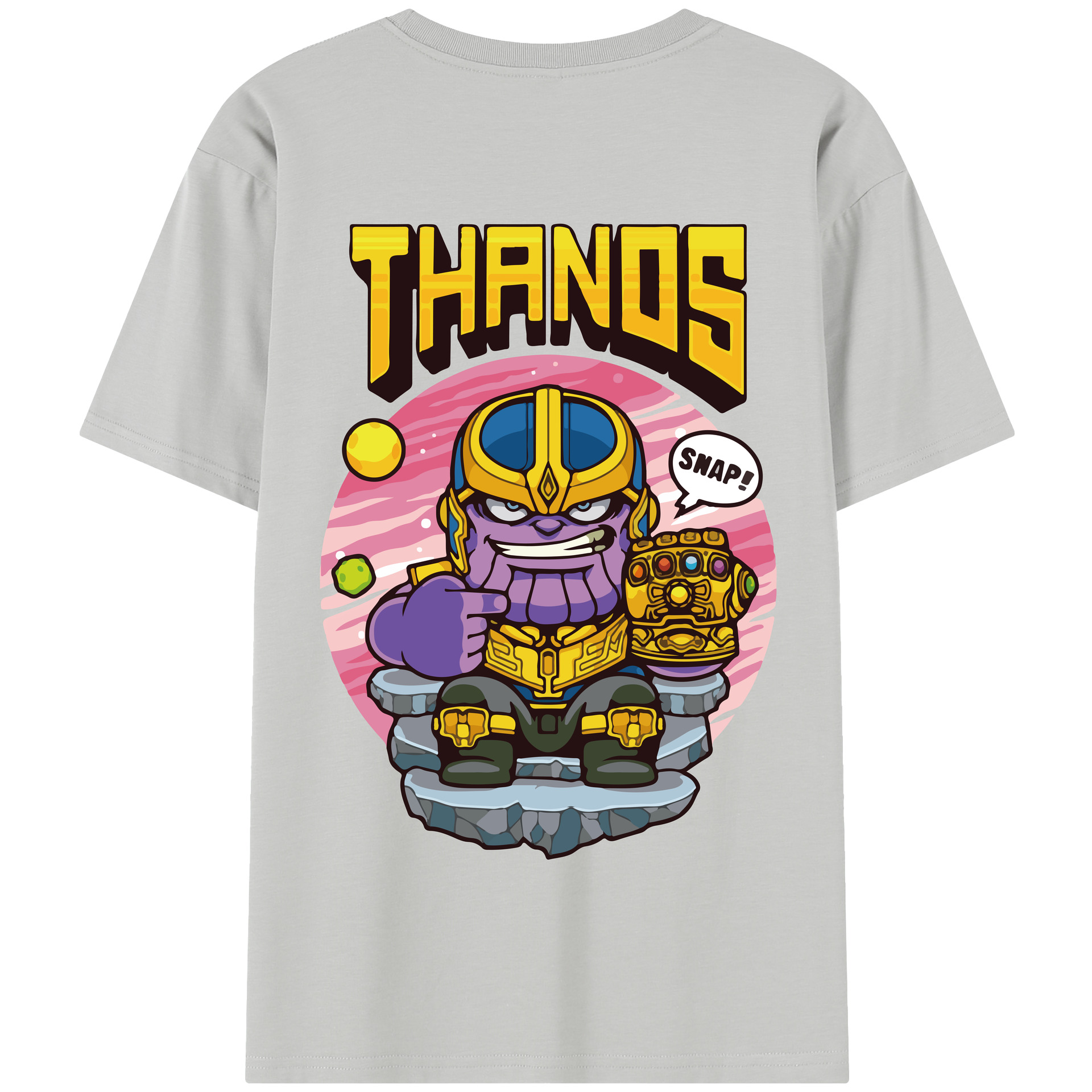 （画像用） アベンジャーズ The Avengers 綿100％半袖Tシャツ（背面プリント）