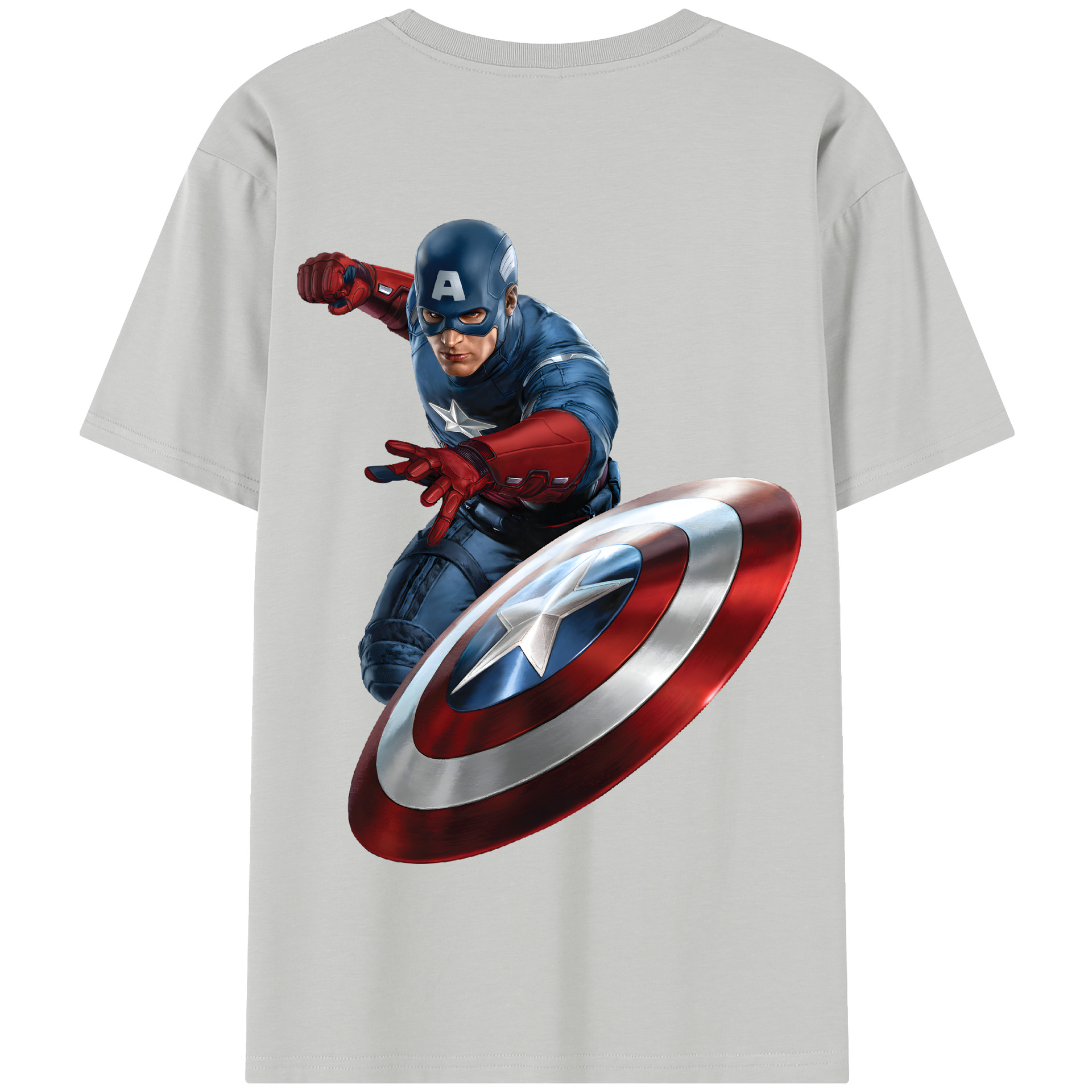 （画像用） アベンジャーズ The Avengers 綿100％半袖Tシャツ（背面プリント）
