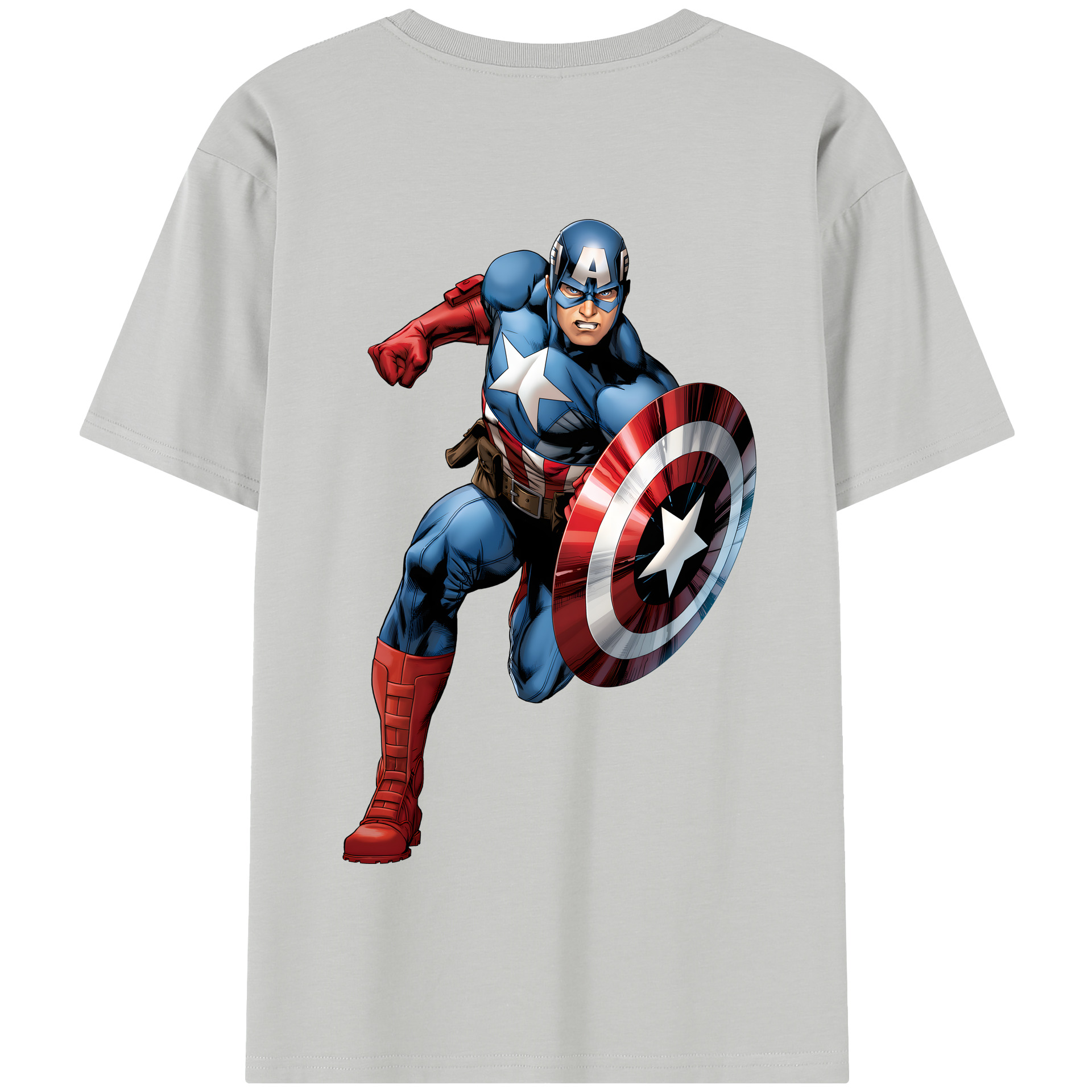 （画像用） アベンジャーズ The Avengers 綿100％半袖Tシャツ（背面プリント）
