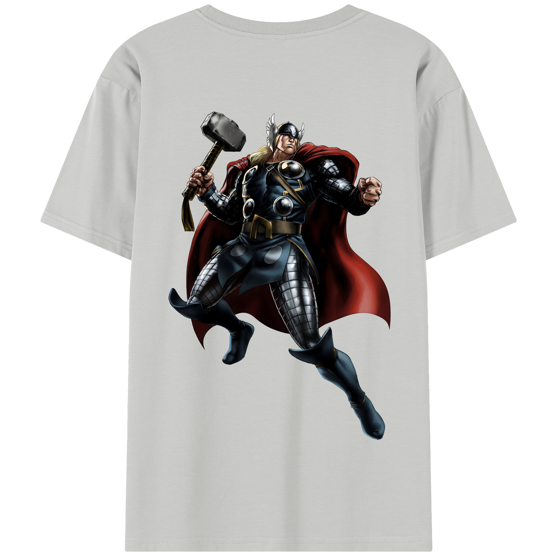 （画像用） アベンジャーズ The Avengers 綿100％半袖Tシャツ（背面プリント）