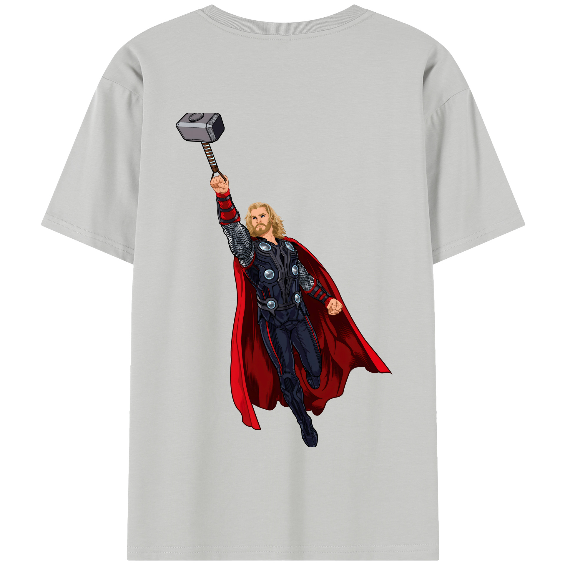 （画像用） アベンジャーズ The Avengers 綿100％半袖Tシャツ（背面プリント）