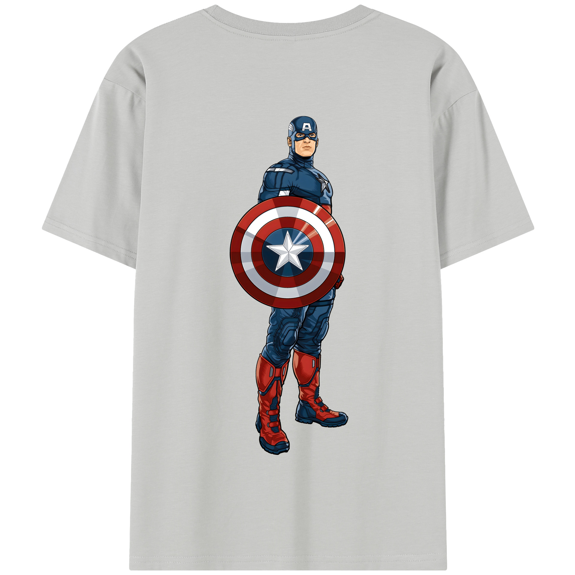 （画像用） アベンジャーズ The Avengers 綿100％半袖Tシャツ（背面プリント）