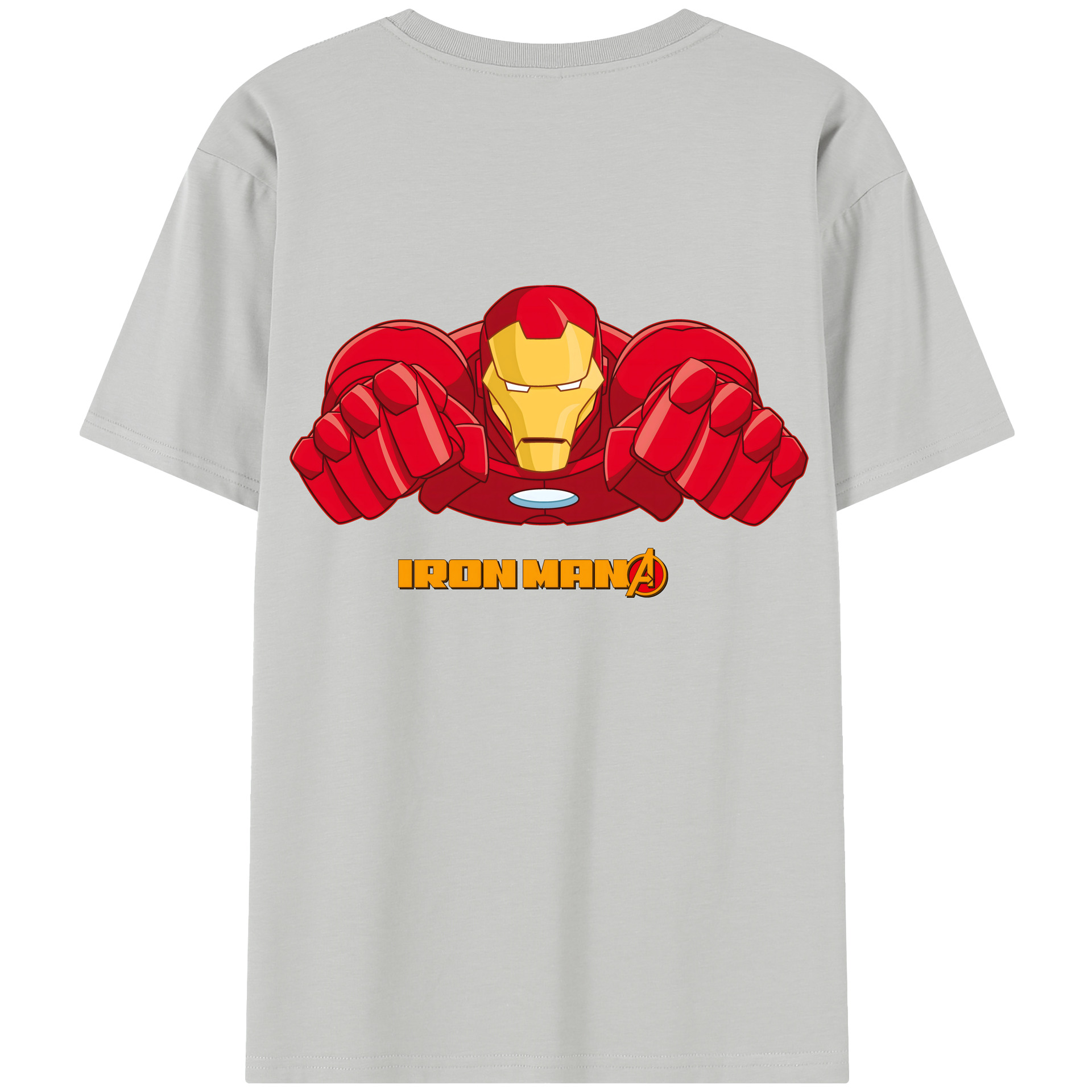 （画像用） アベンジャーズ The Avengers 綿100％半袖Tシャツ（背面プリント）
