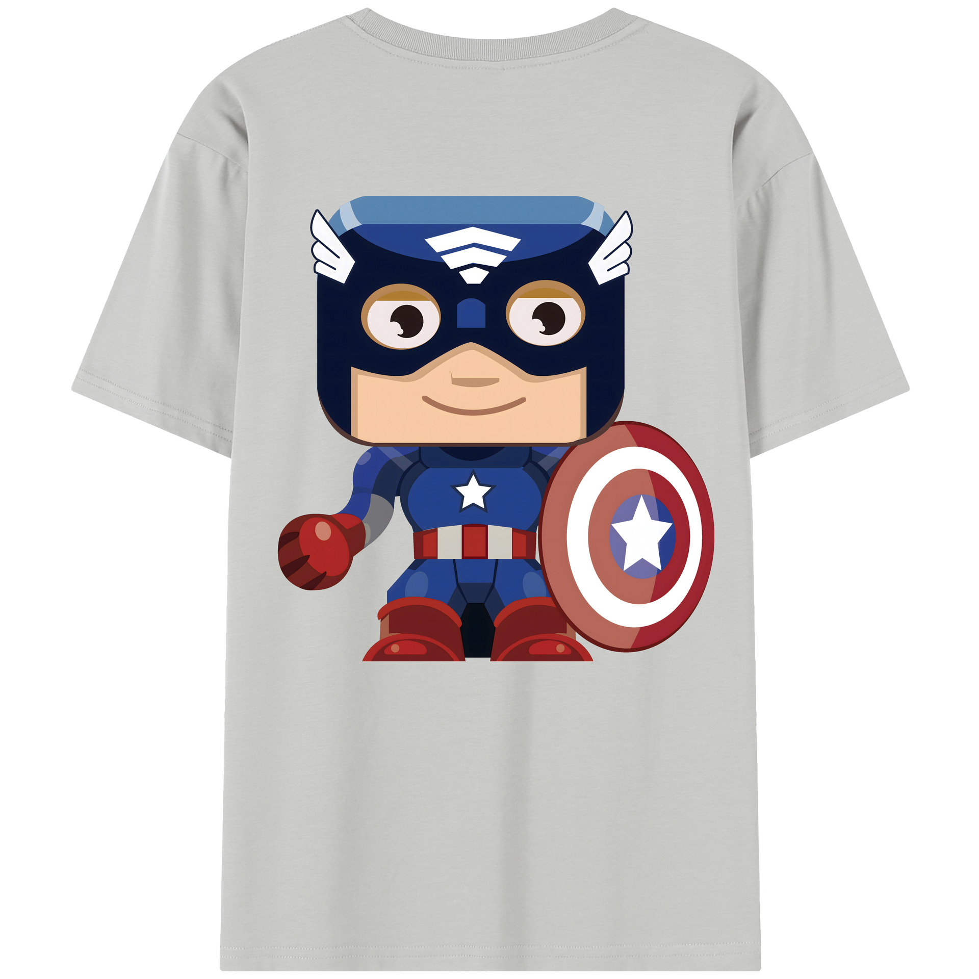 （画像用） アベンジャーズ The Avengers 綿100％半袖Tシャツ（背面プリント）