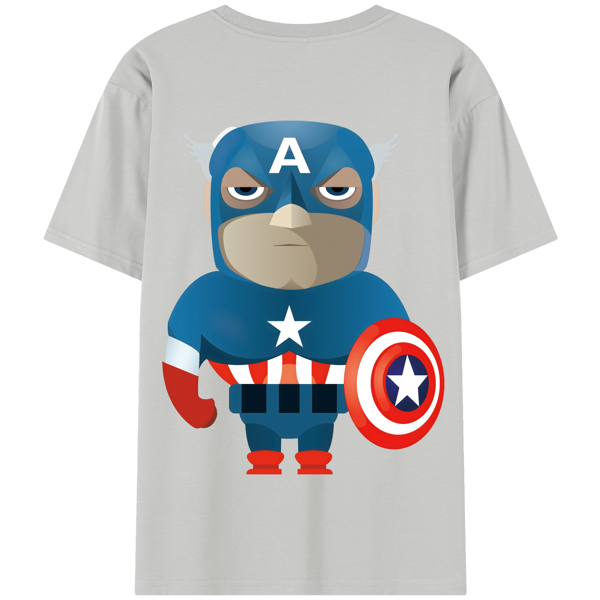 （画像用） アベンジャーズ The Avengers 綿100％半袖Tシャツ（背面プリント）
