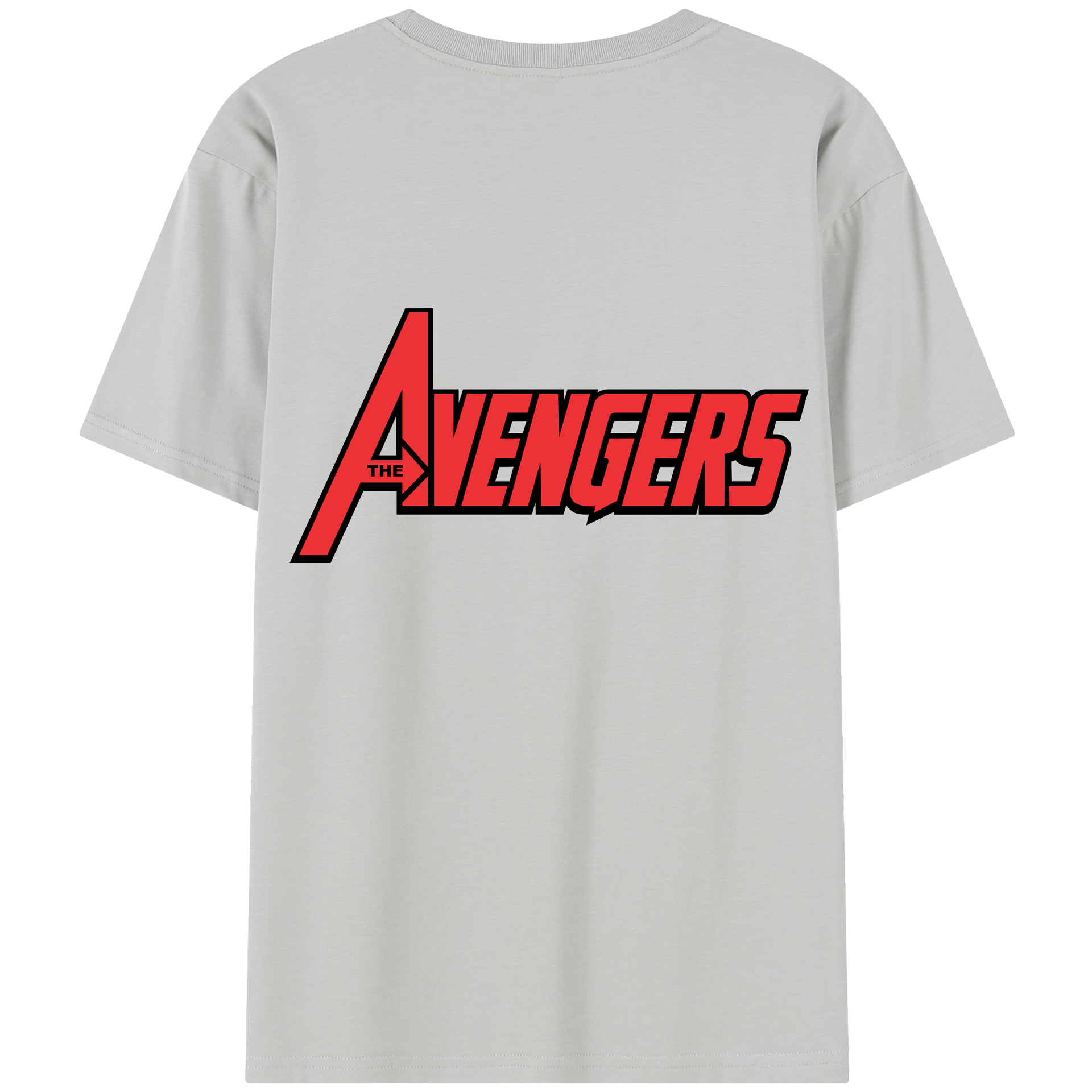 （画像用） アベンジャーズ The Avengers 綿100％半袖Tシャツ（背面プリント）