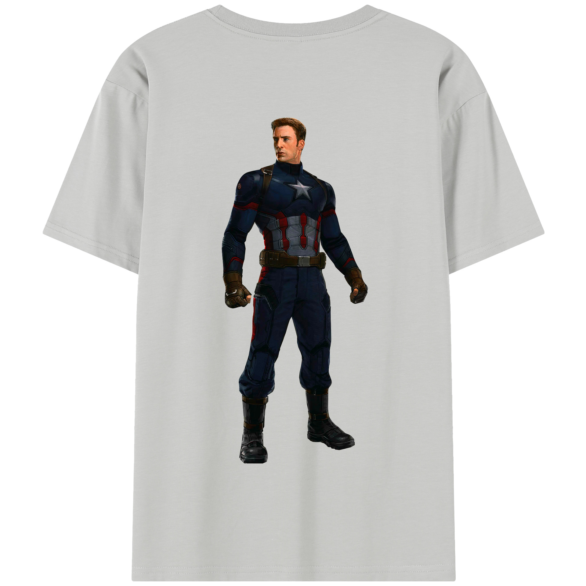 （画像用） アベンジャーズ The Avengers 綿100％半袖Tシャツ（背面プリント）