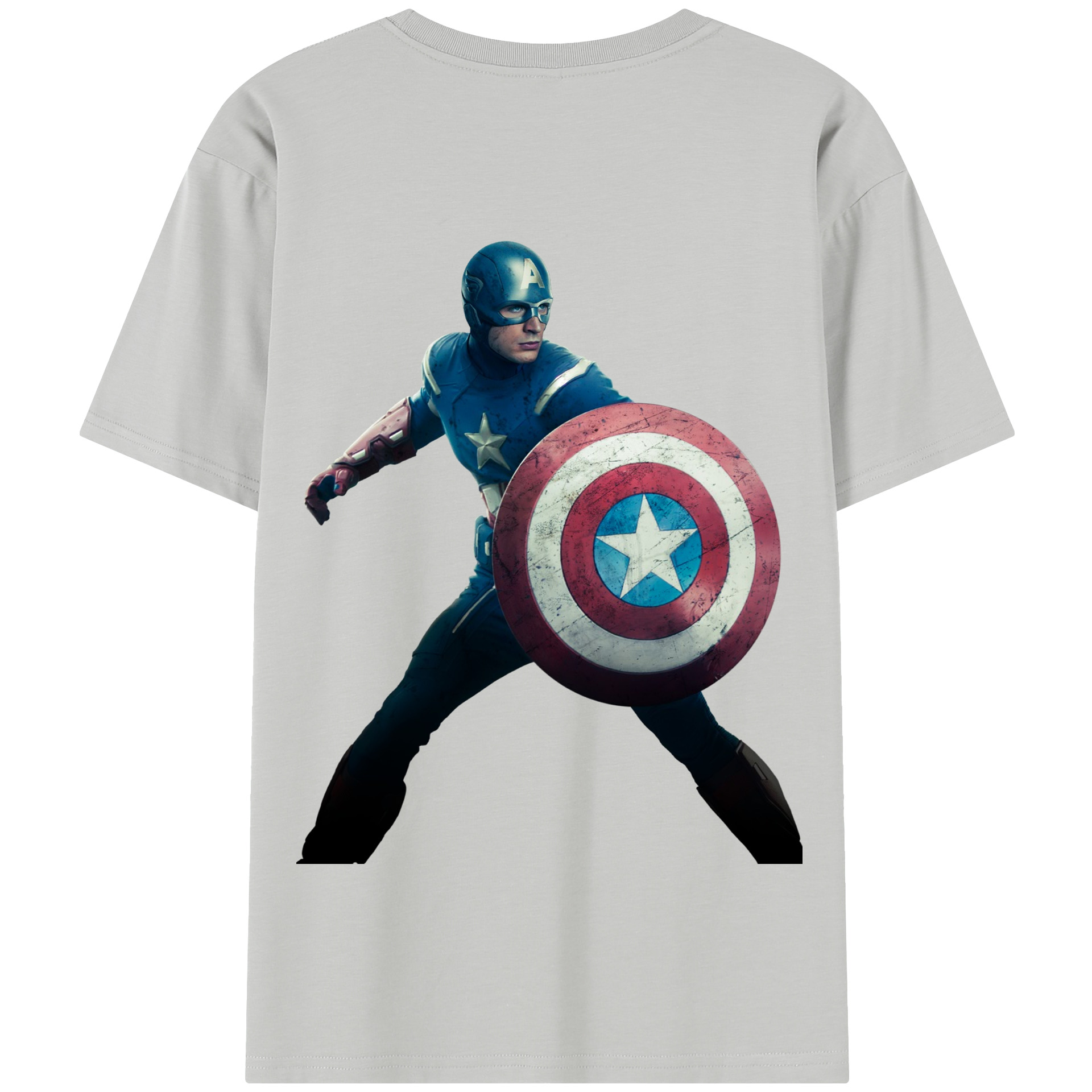 （画像用） アベンジャーズ The Avengers 綿100％半袖Tシャツ（背面プリント）