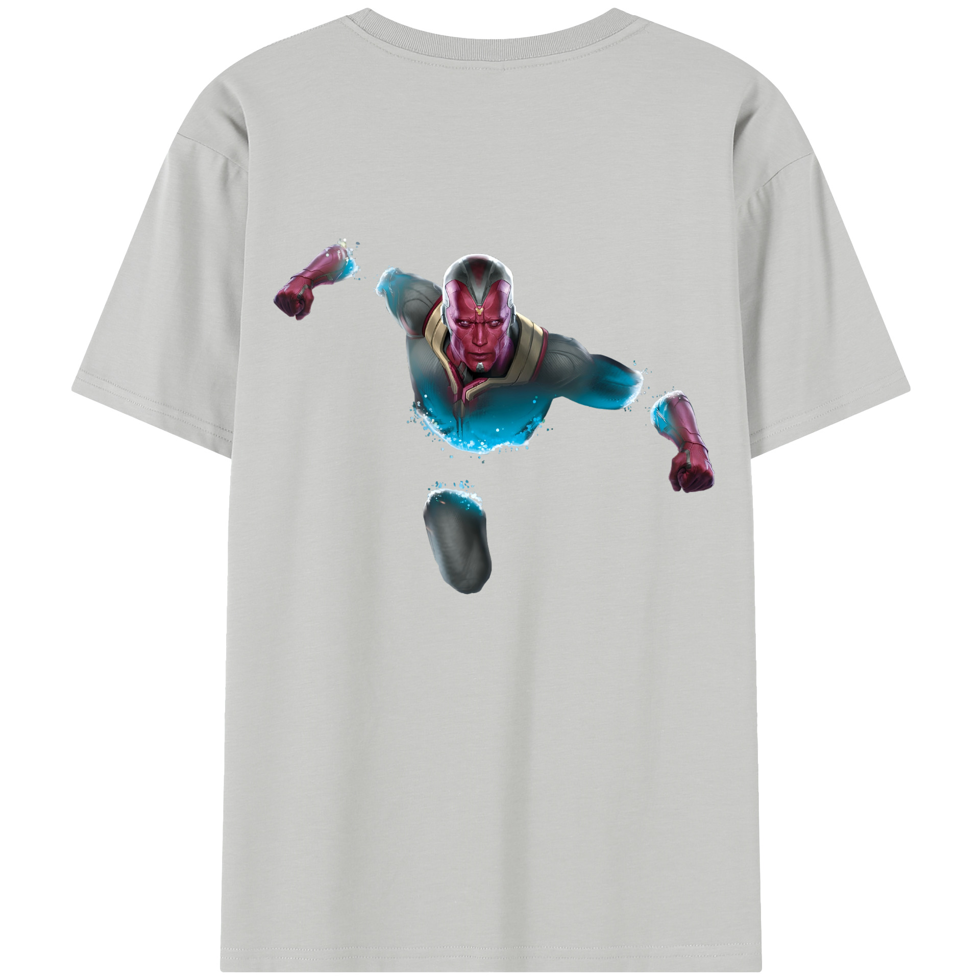 （画像用） アベンジャーズ The Avengers 綿100％半袖Tシャツ（背面プリント）