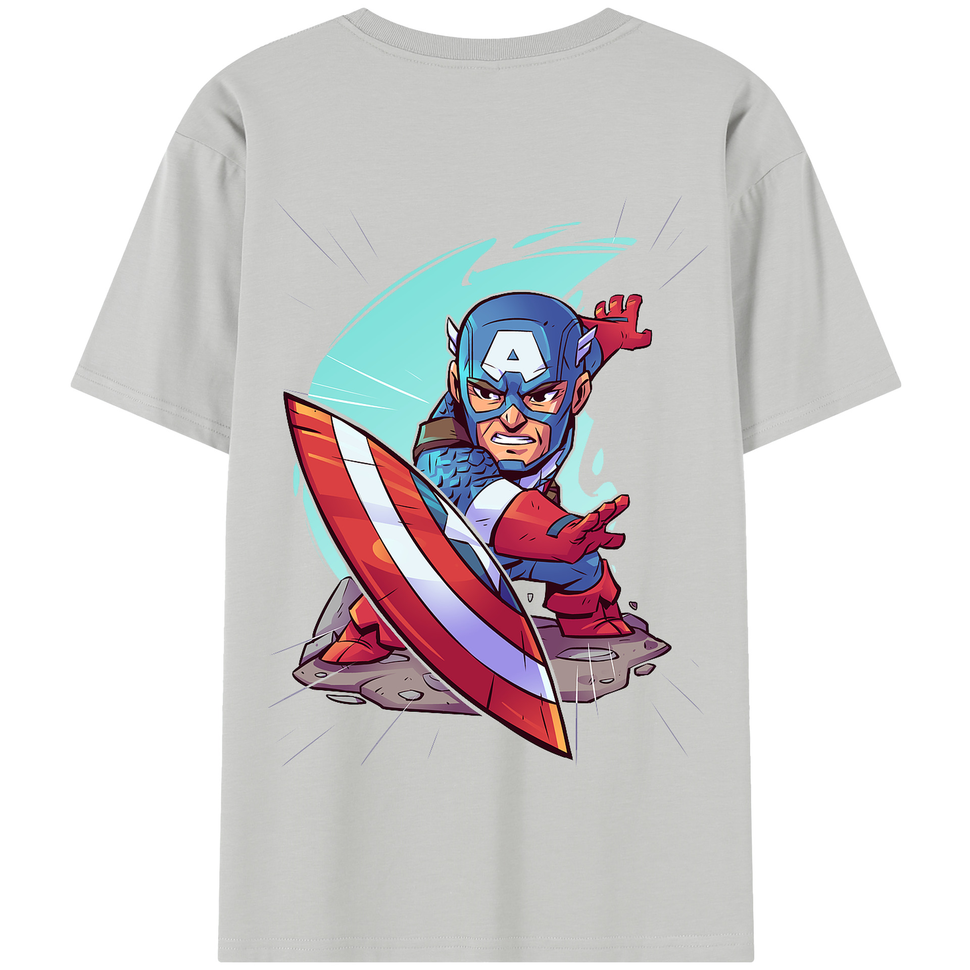 （画像用） アベンジャーズ The Avengers 綿100％半袖Tシャツ（背面プリント）
