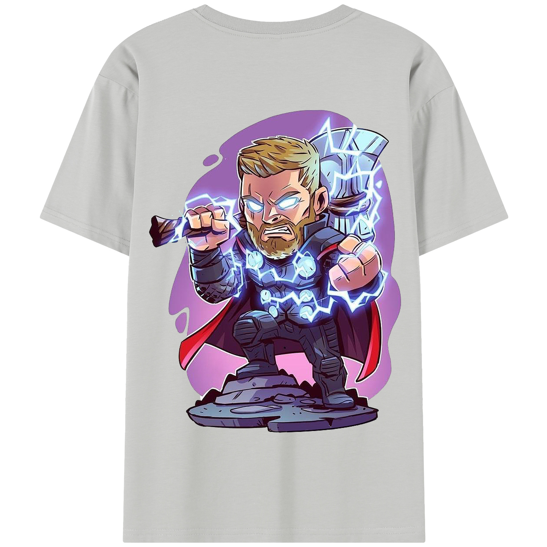 （画像用） アベンジャーズ The Avengers 綿100％半袖Tシャツ（背面プリント）