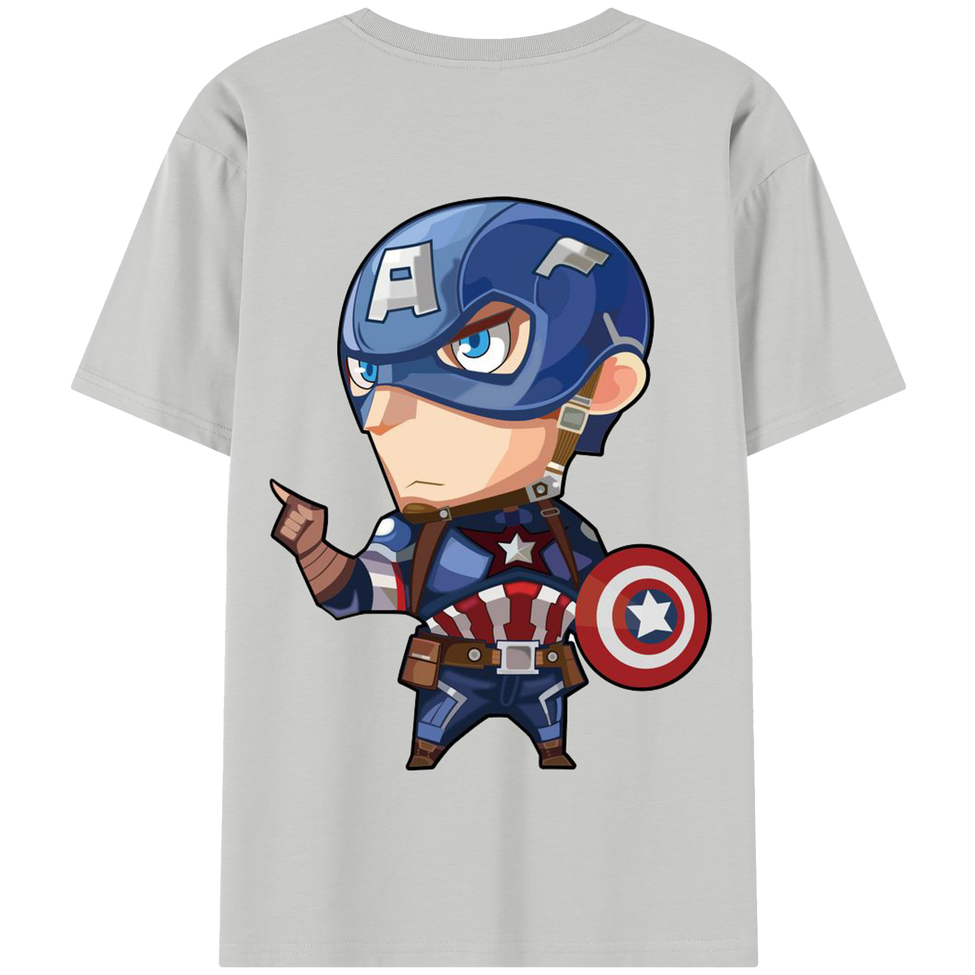 （画像用） アベンジャーズ The Avengers 綿100％半袖Tシャツ（背面プリント）