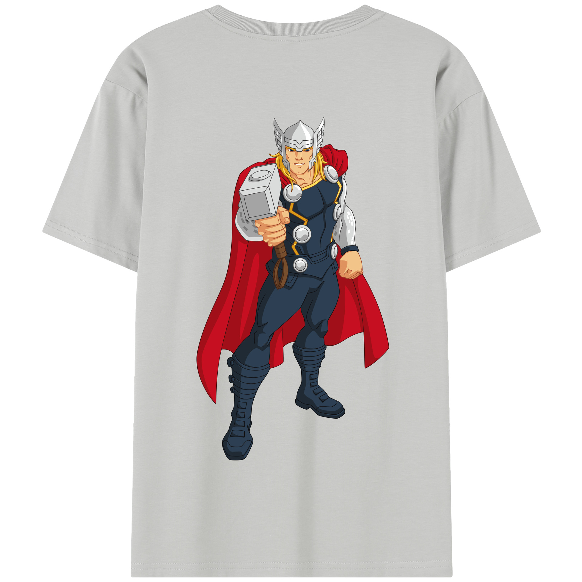 （画像用） アベンジャーズ The Avengers 綿100％半袖Tシャツ（背面プリント）