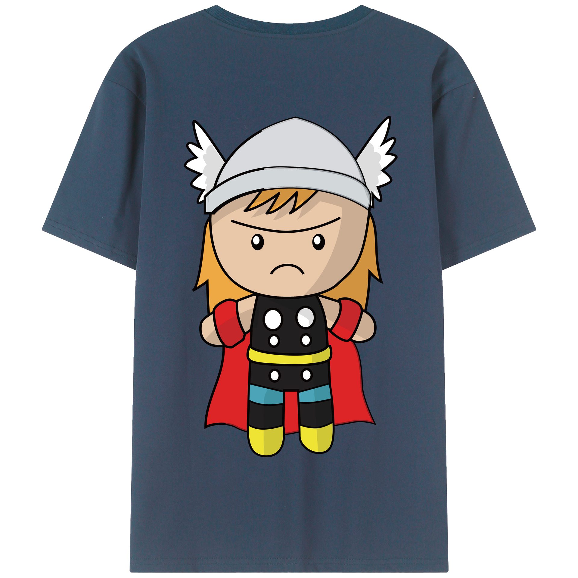 （画像用） アベンジャーズ The Avengers 綿100％半袖Tシャツ（背面プリント）