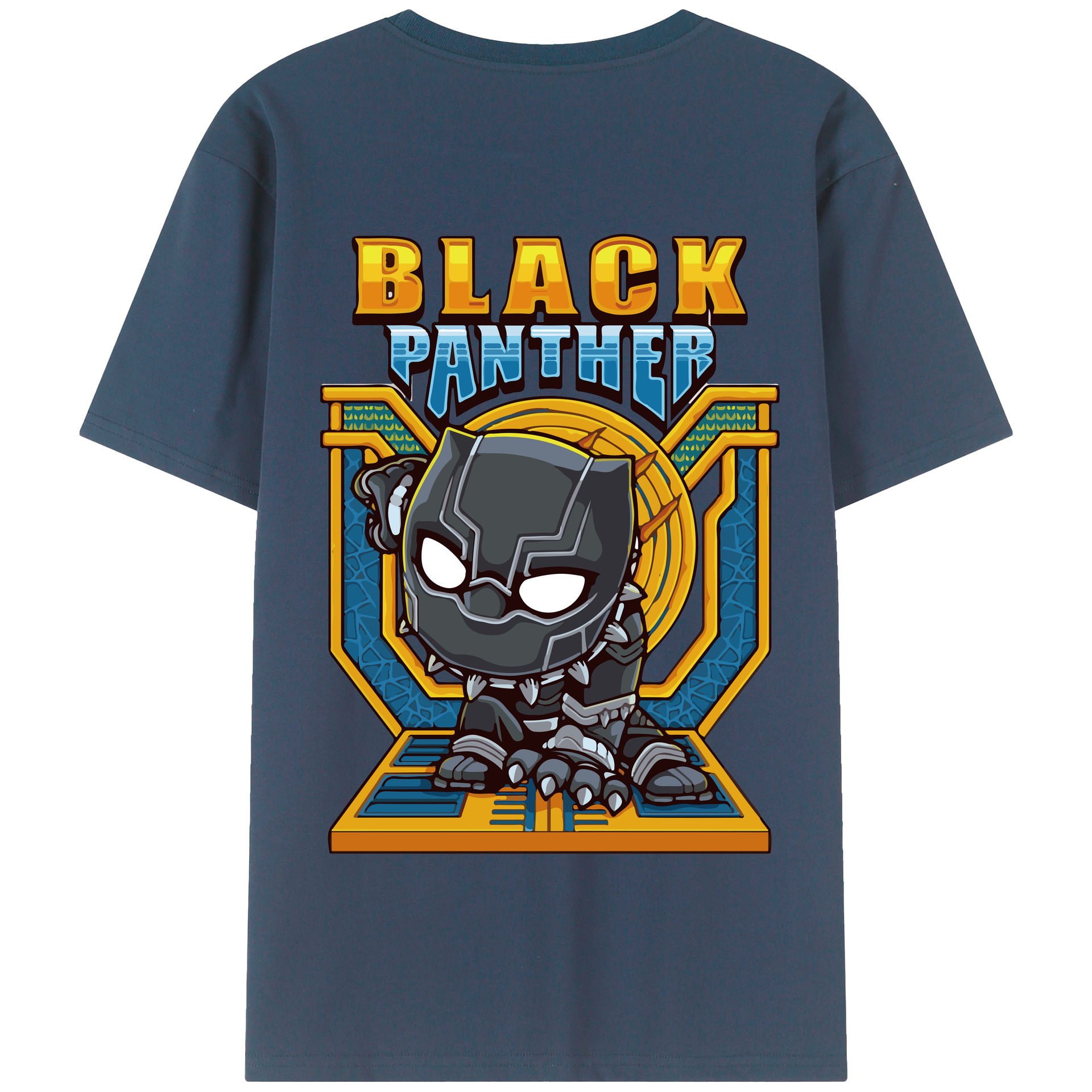 （画像用） アベンジャーズ The Avengers 綿100％半袖Tシャツ（背面プリント）