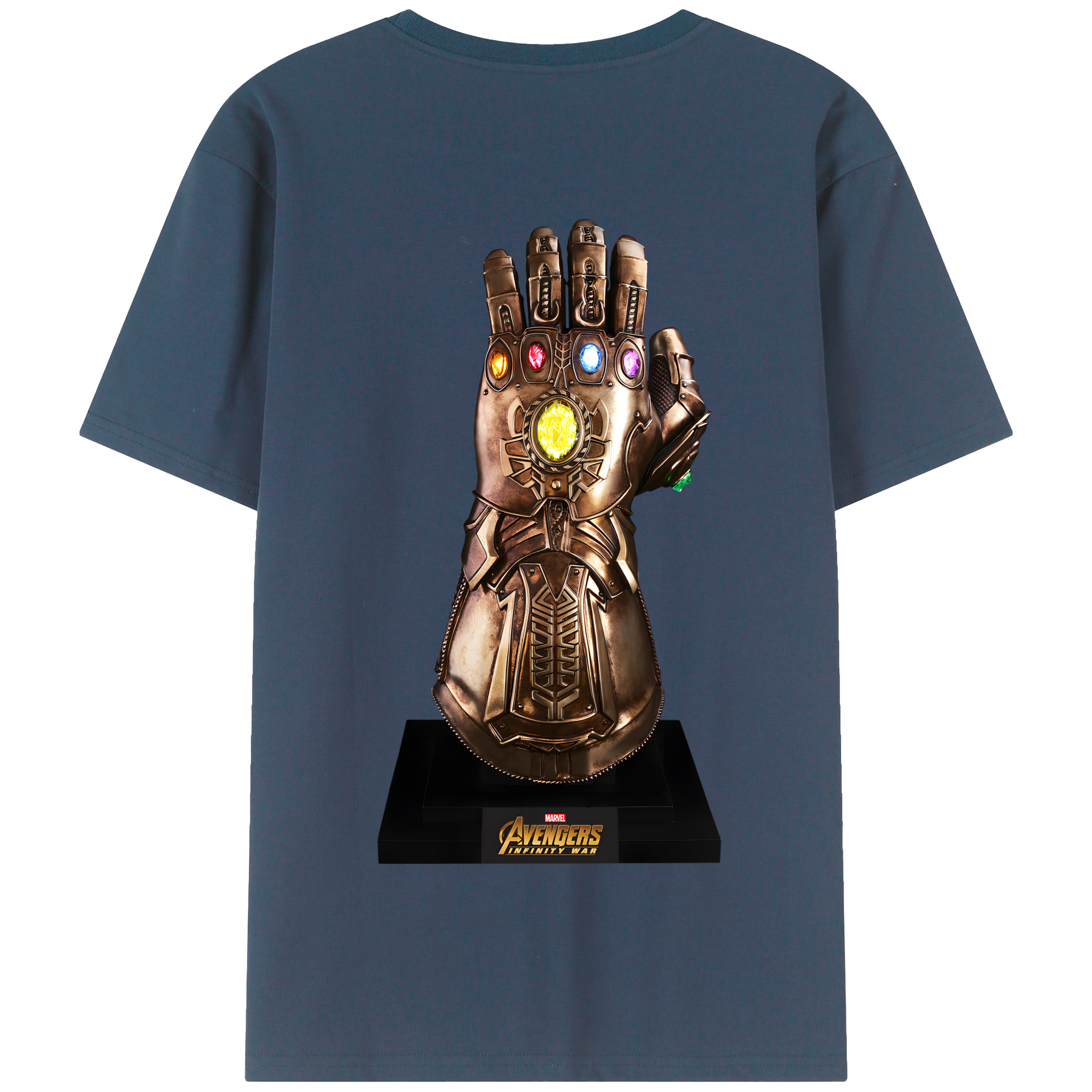 （画像用） アベンジャーズ The Avengers 綿100％半袖Tシャツ（背面プリント）