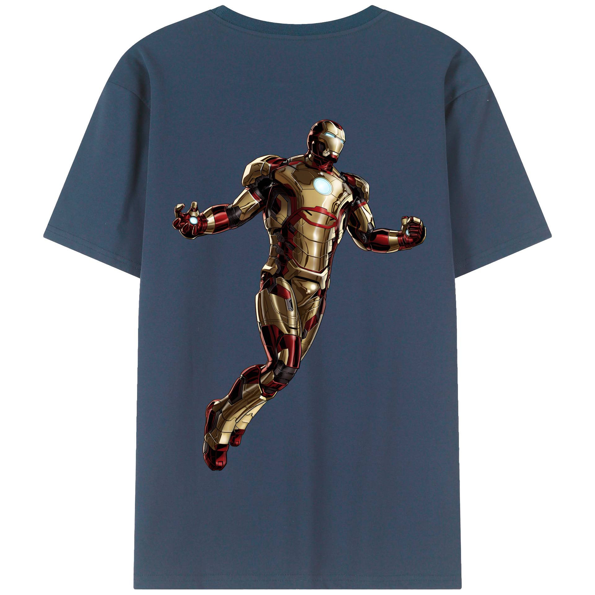 （画像用） アベンジャーズ The Avengers 綿100％半袖Tシャツ（背面プリント）
