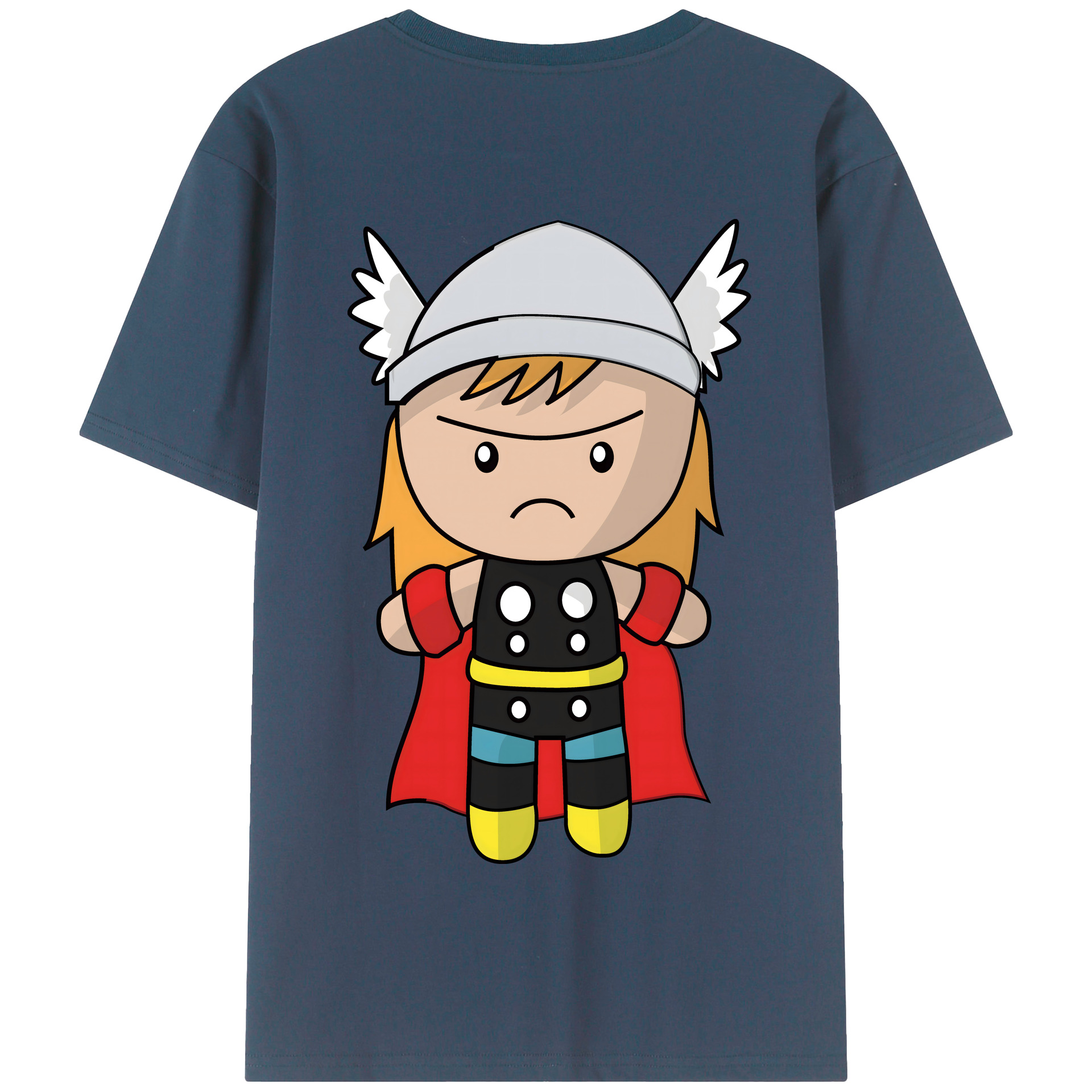 （画像用） アベンジャーズ The Avengers 綿100％半袖Tシャツ（背面プリント）