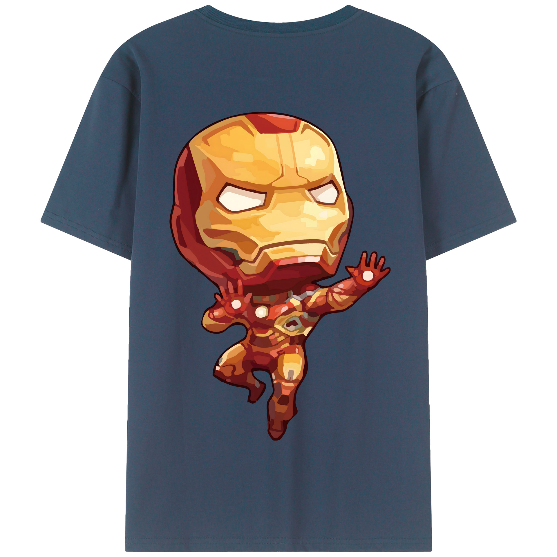 （画像用） アベンジャーズ The Avengers 綿100％半袖Tシャツ（背面プリント）