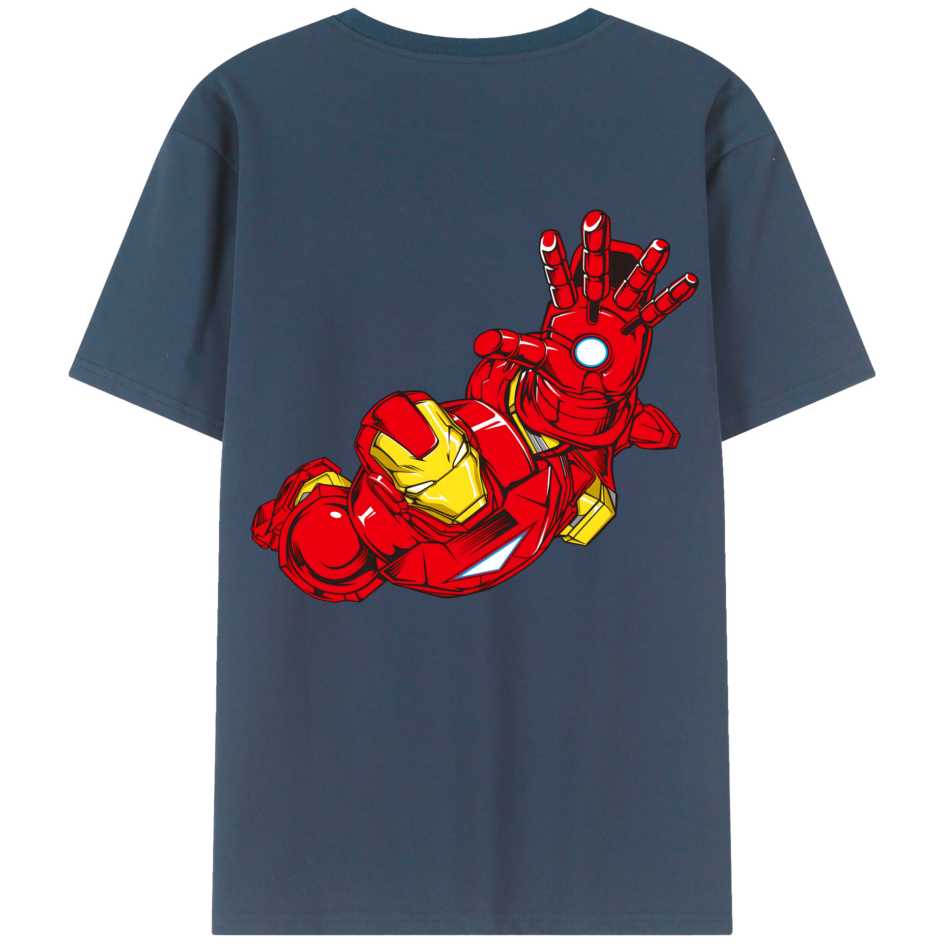 （画像用） アベンジャーズ The Avengers 綿100％半袖Tシャツ（背面プリント）