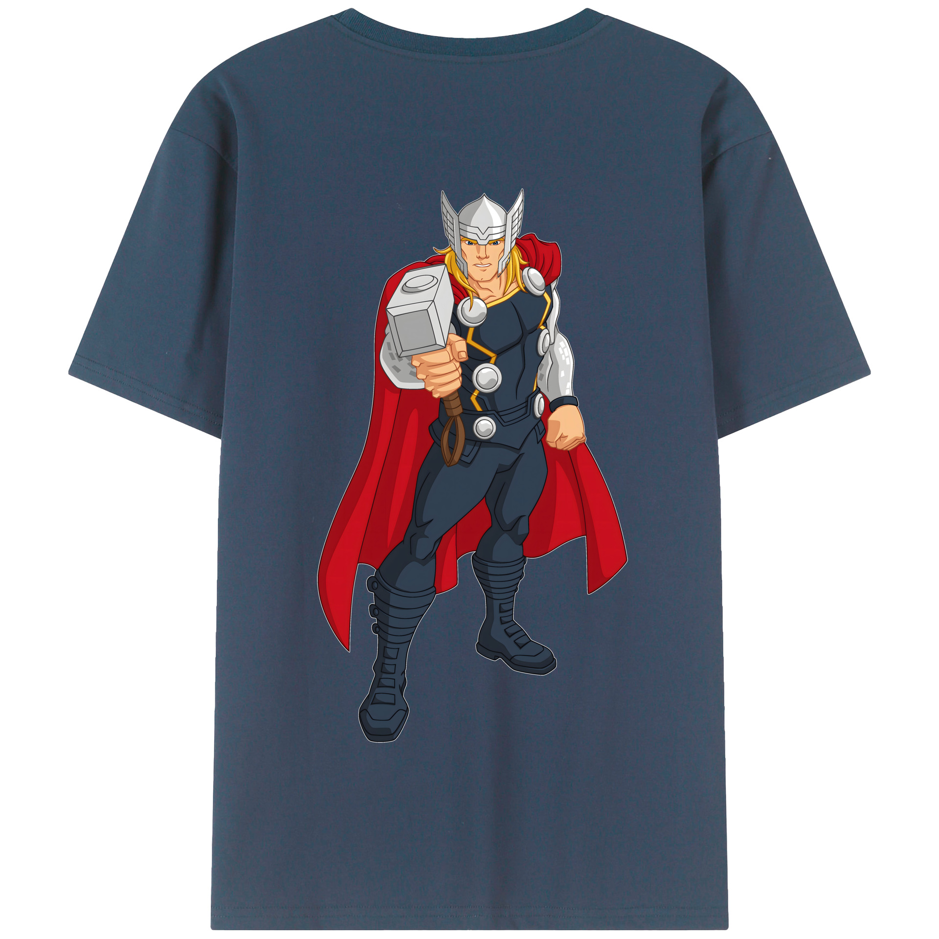 （画像用） アベンジャーズ The Avengers 綿100％半袖Tシャツ（背面プリント）