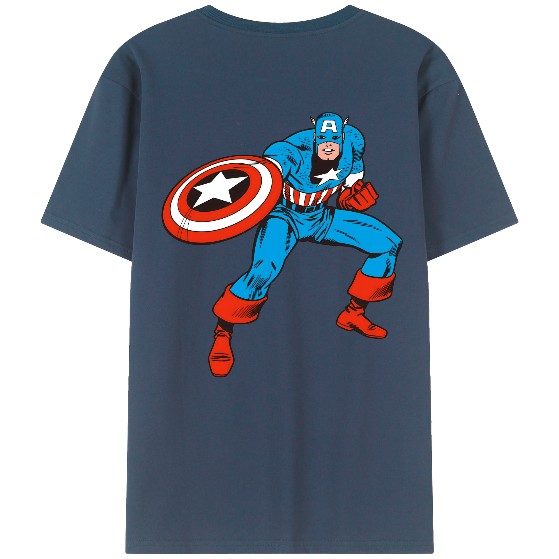 （画像用） アベンジャーズ The Avengers 綿100％半袖Tシャツ（背面プリント）