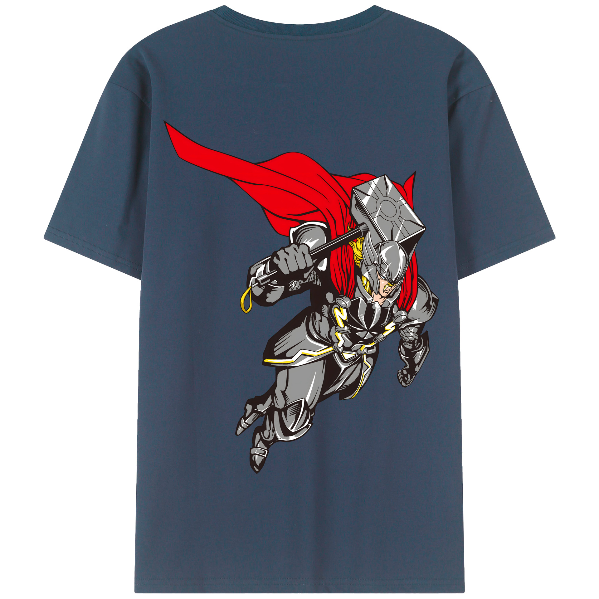 （画像用） アベンジャーズ The Avengers 綿100％半袖Tシャツ（背面プリント）
