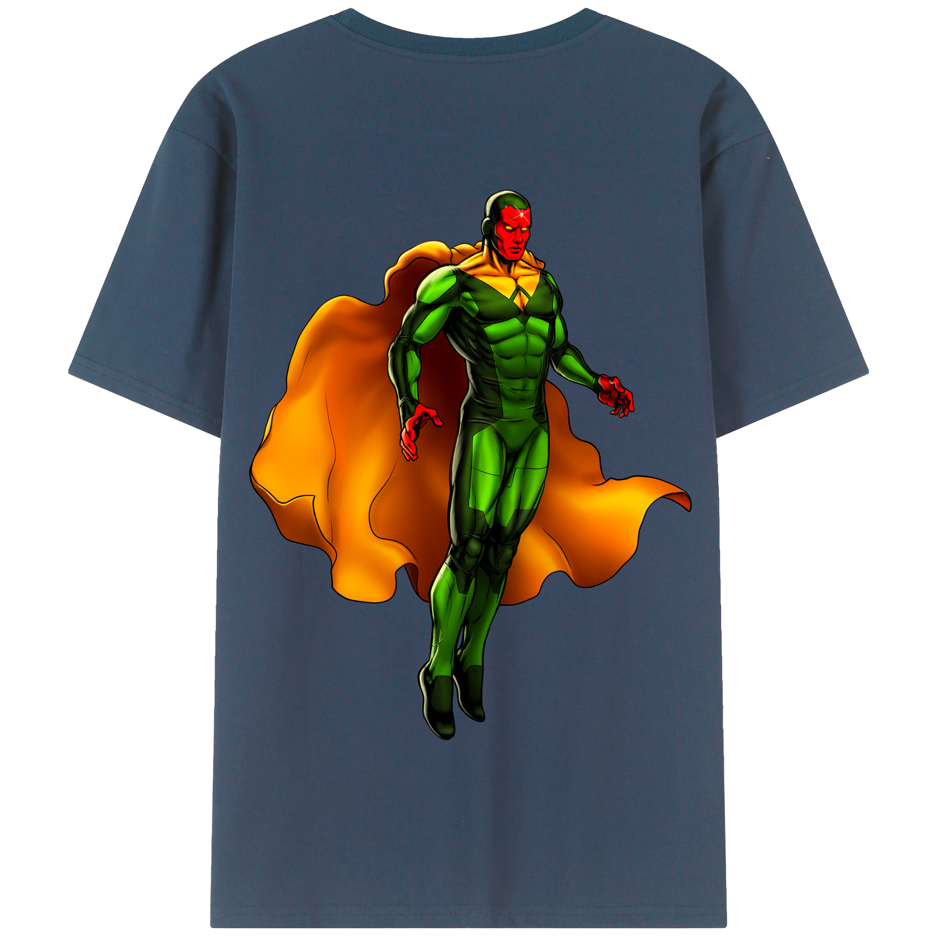 （画像用） アベンジャーズ The Avengers 綿100％半袖Tシャツ（背面プリント）
