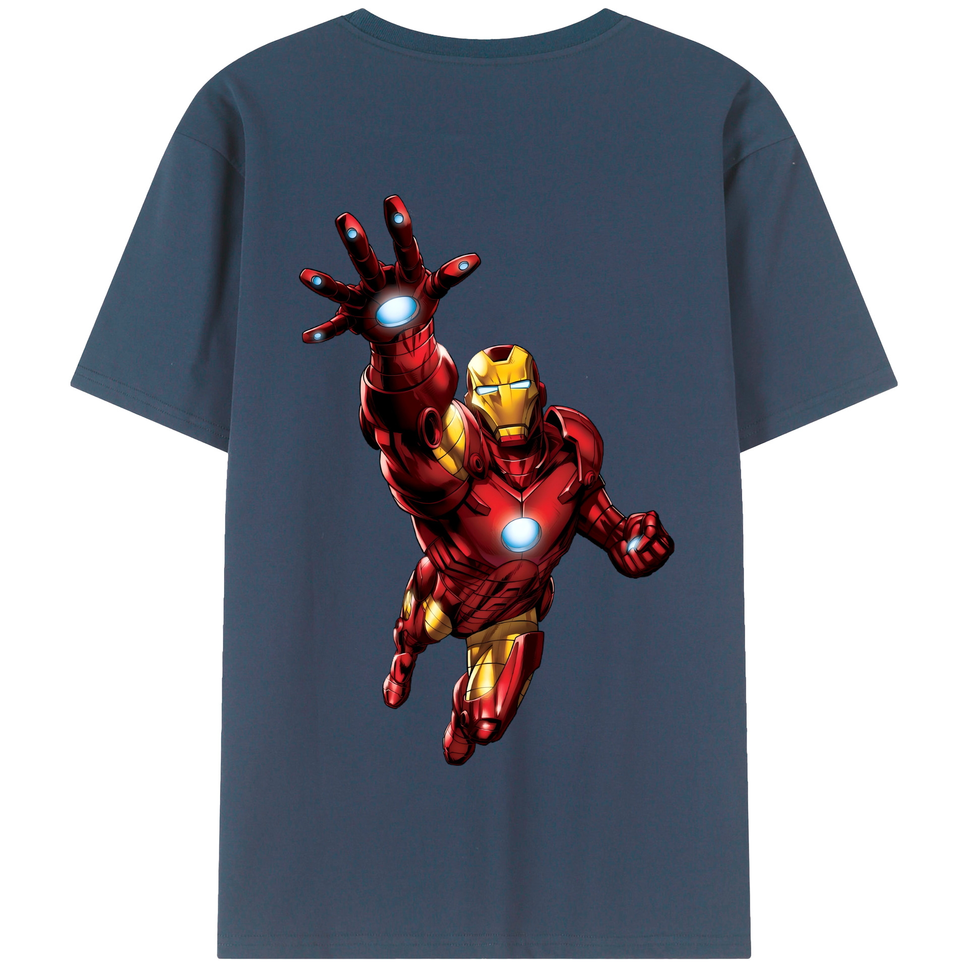 （画像用） アベンジャーズ The Avengers 綿100％半袖Tシャツ（背面プリント）