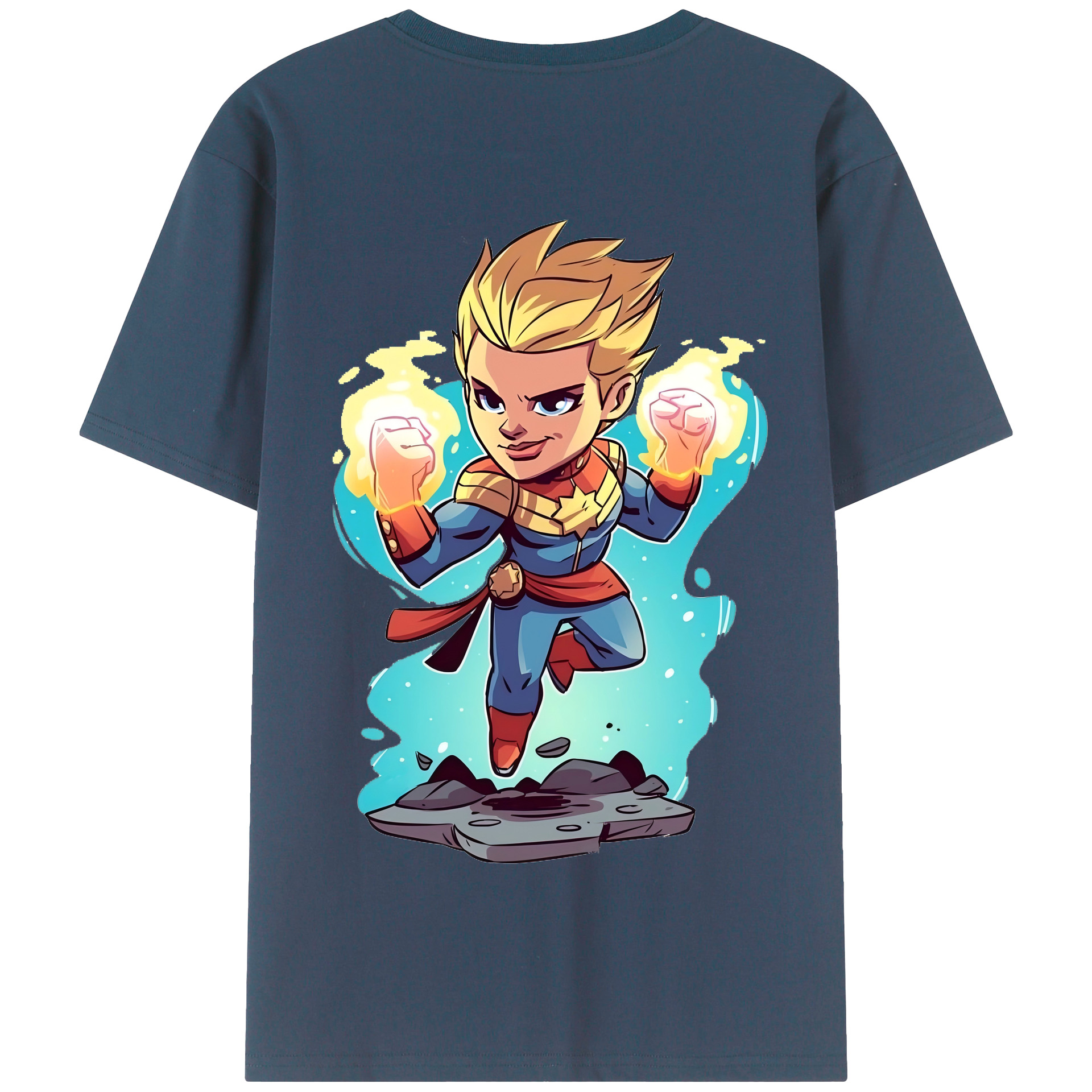 （画像用） アベンジャーズ The Avengers 綿100％半袖Tシャツ（背面プリント）