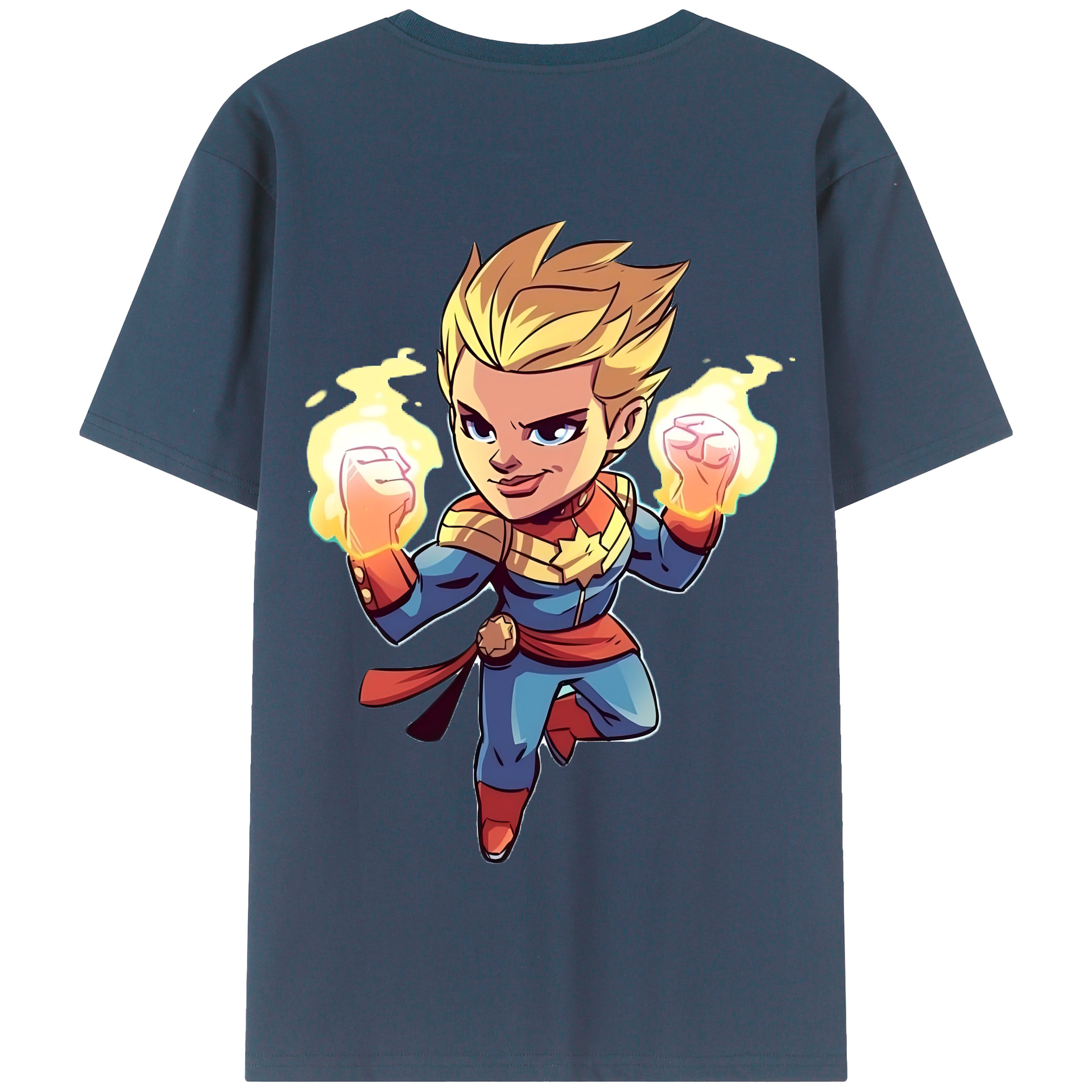 （画像用） アベンジャーズ The Avengers 綿100％半袖Tシャツ（背面プリント）