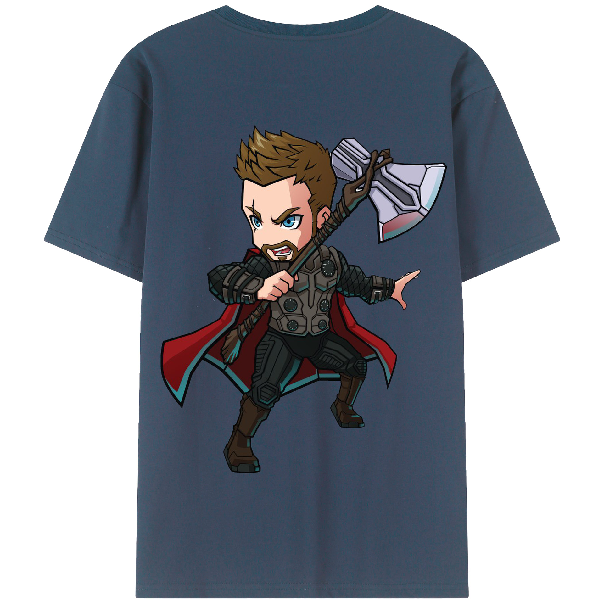（画像用） アベンジャーズ The Avengers 綿100％半袖Tシャツ（背面プリント）