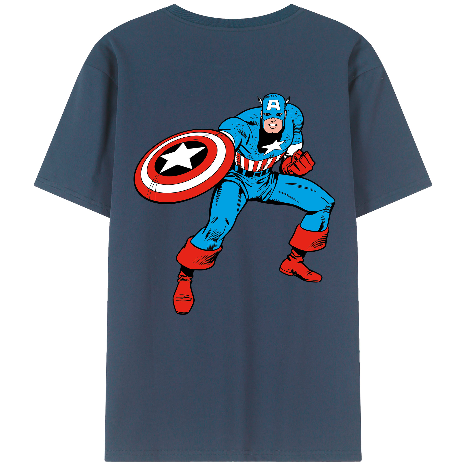 （画像用） アベンジャーズ The Avengers 綿100％半袖Tシャツ（背面プリント）