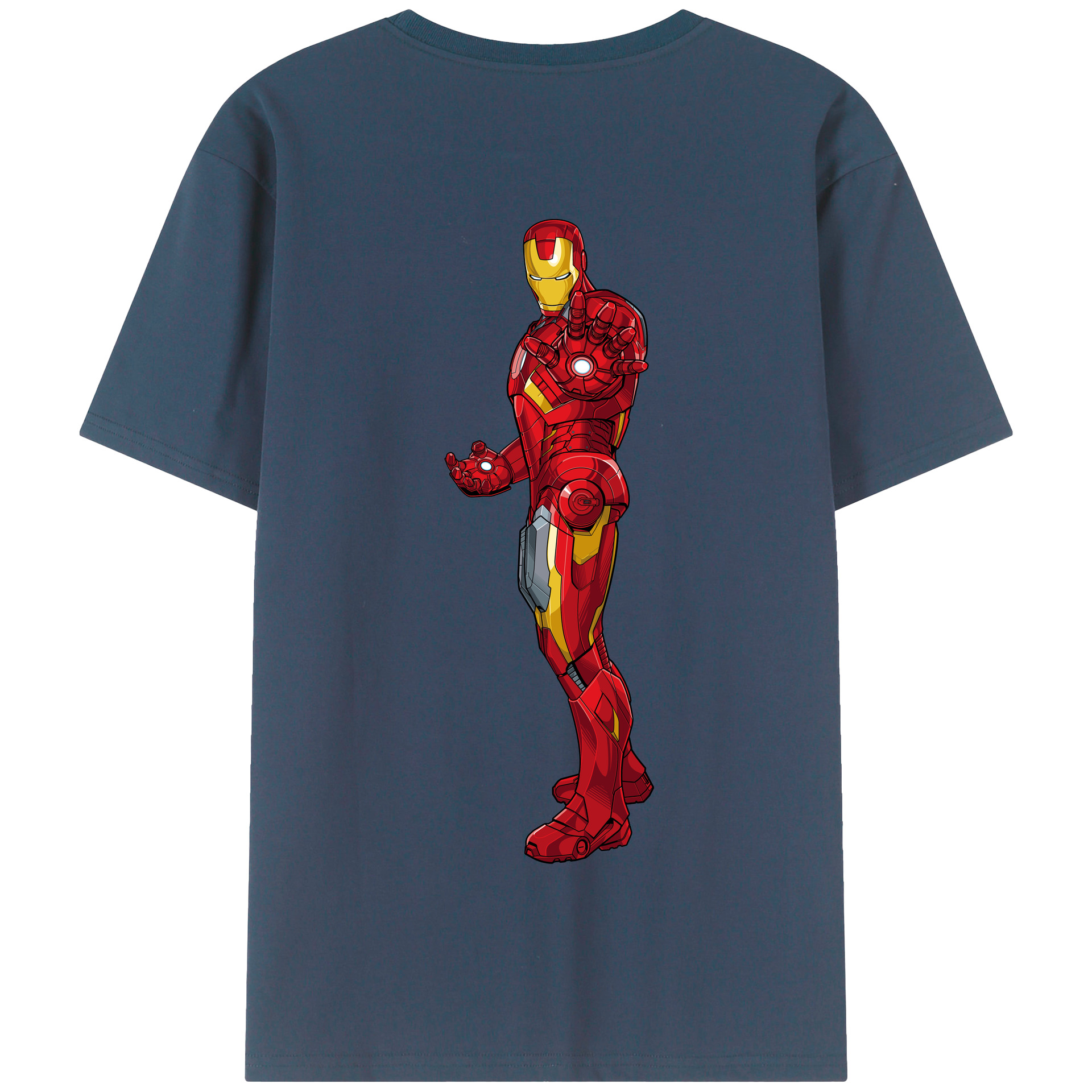 （画像用） アベンジャーズ The Avengers 綿100％半袖Tシャツ（背面プリント）